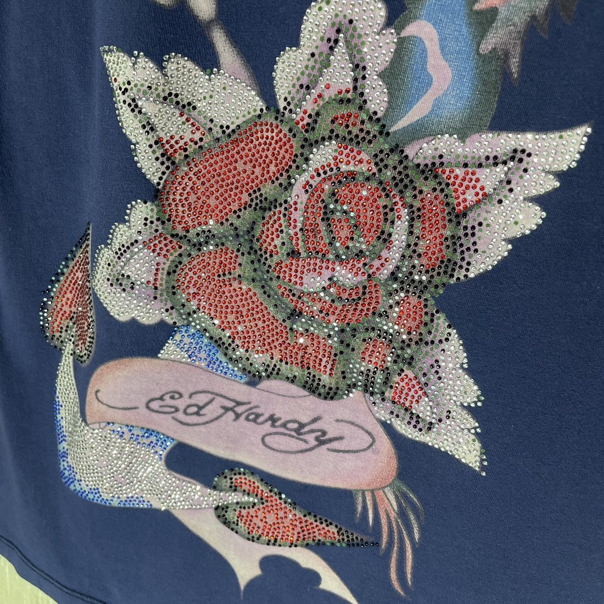 Ed Hardy × Vintage Ed Hardy vintage streetwear T shirt Size L / US 10 / IT 46 - 6 Thumbnail