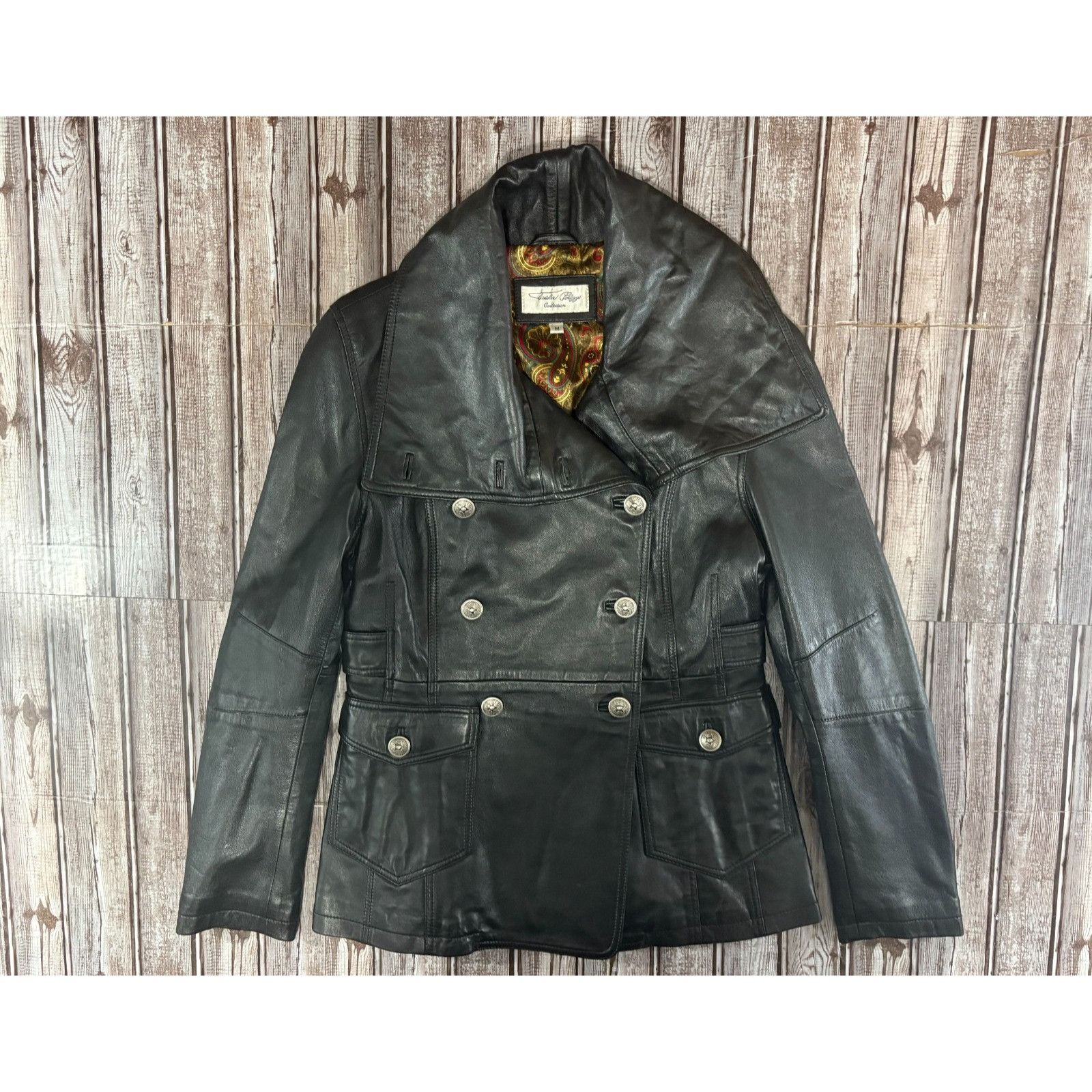 Other Tasha Polizzi collection Leather double breasted Jacket size Size M / US 6-8 / IT 42-44 - 1 Thumbnail