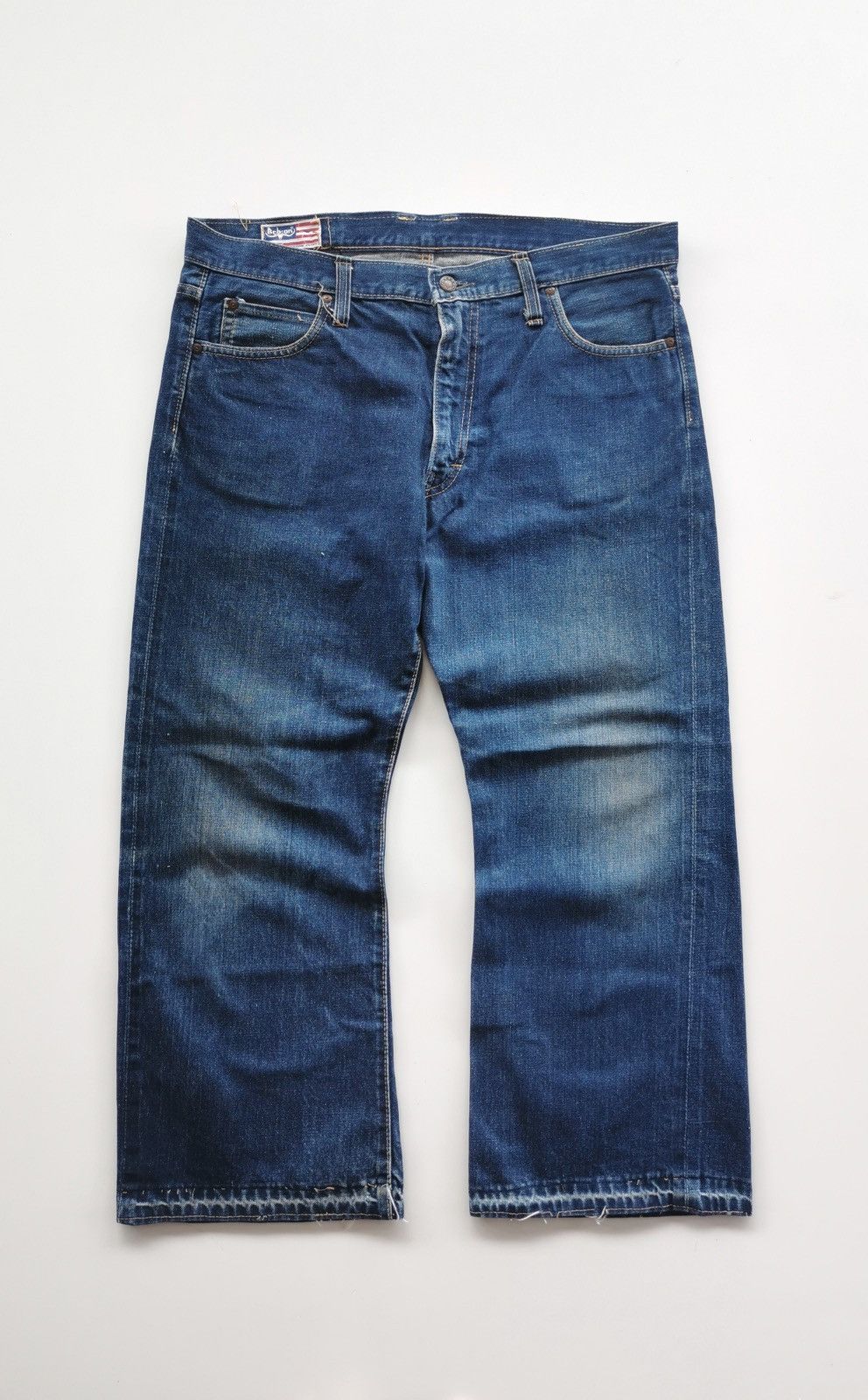 Vintage Vintage Bobson Selvedge Flare Jeans Size US 36 / EU 52 - 1 Thumbnail