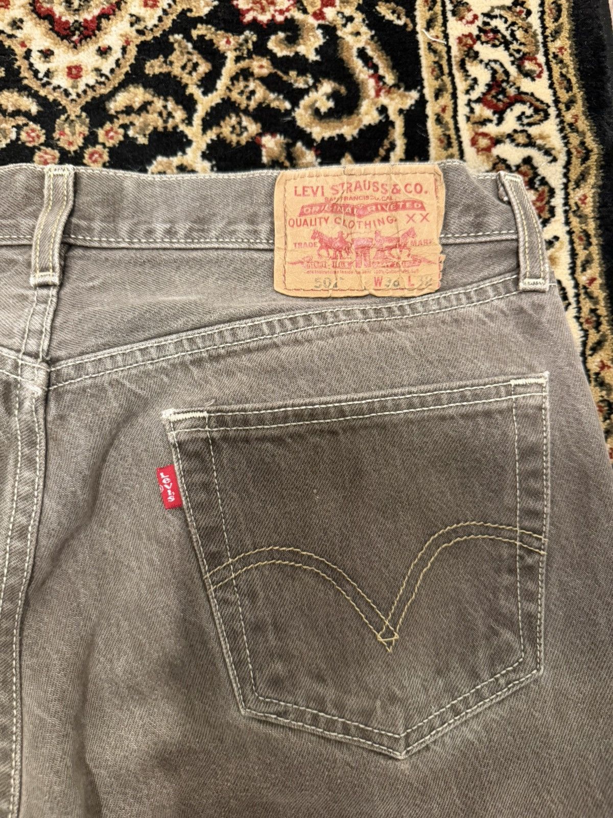 Levi's Levis 501 straight leg Jeans Size US 34 / EU 50 - 5 Thumbnail