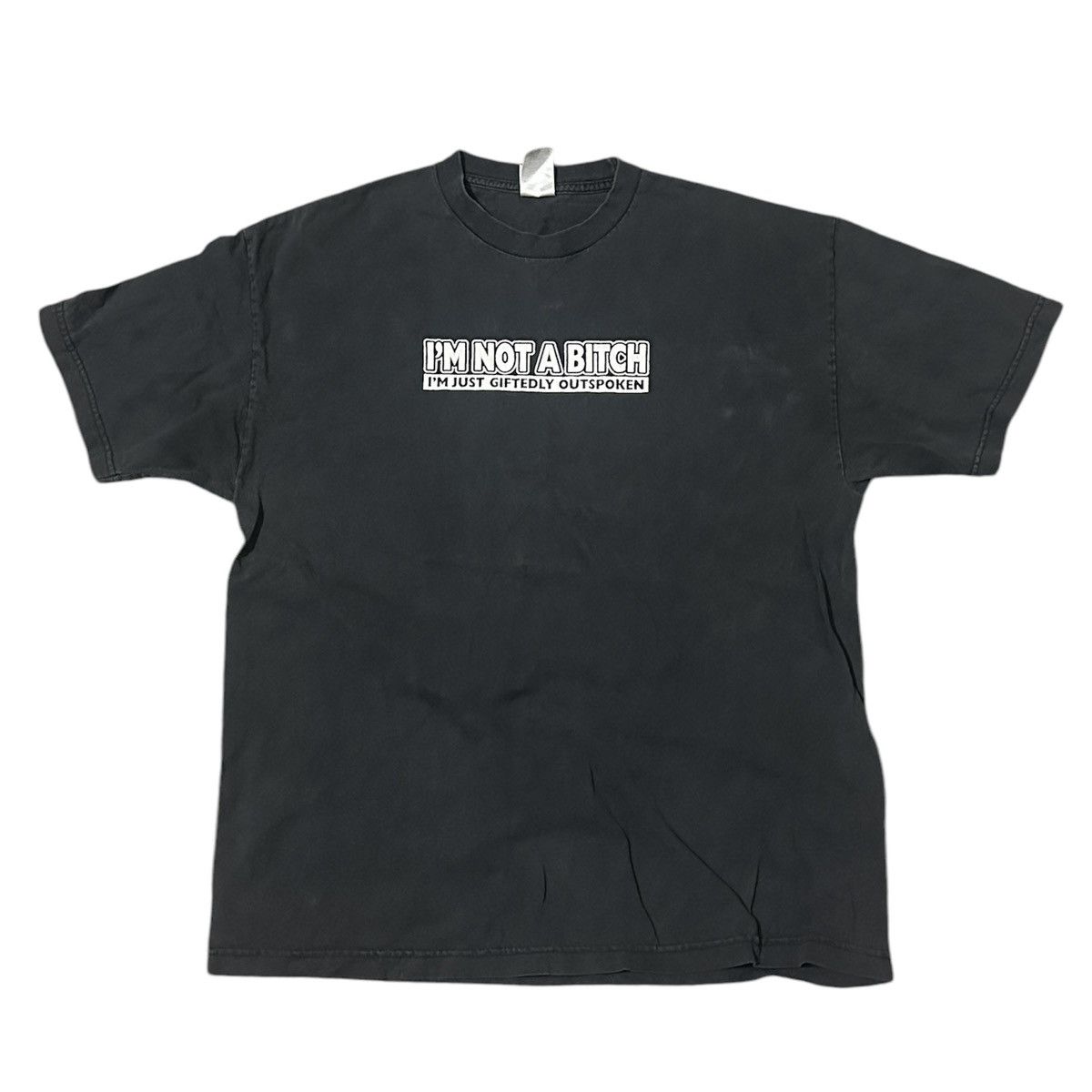 Vintage Vintage Y2K Funny Text Tee Size US XL / EU 56 / 4 - 1 Thumbnail