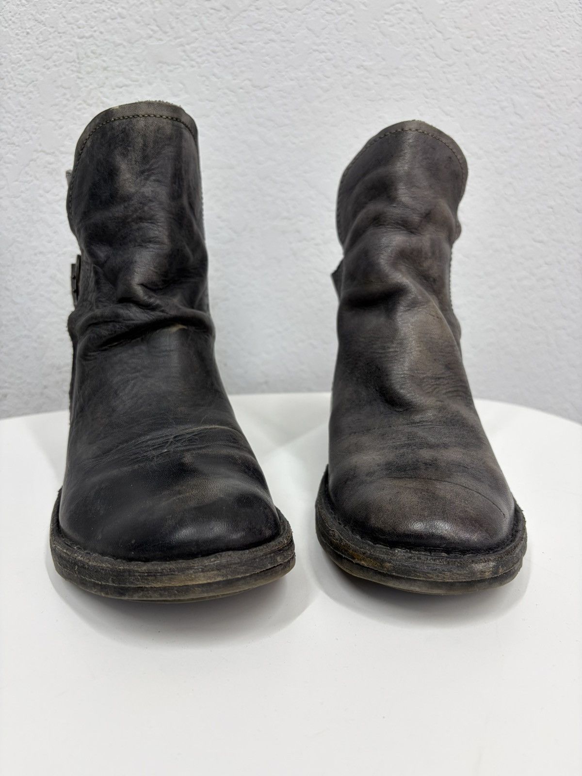 If Six Was Nine Vintage Y2K Guidi CCP Style Distressed Leather Biker Boots Size US 8 / EU 41 - 9 Thumbnail