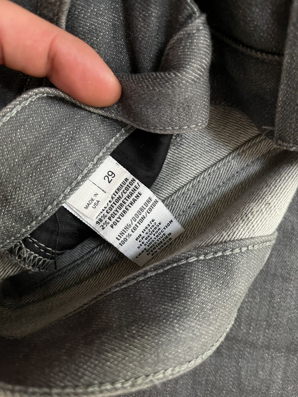 Helmut Lang Helmut Lang Archive Denim Size US 29 - 8 Thumbnail