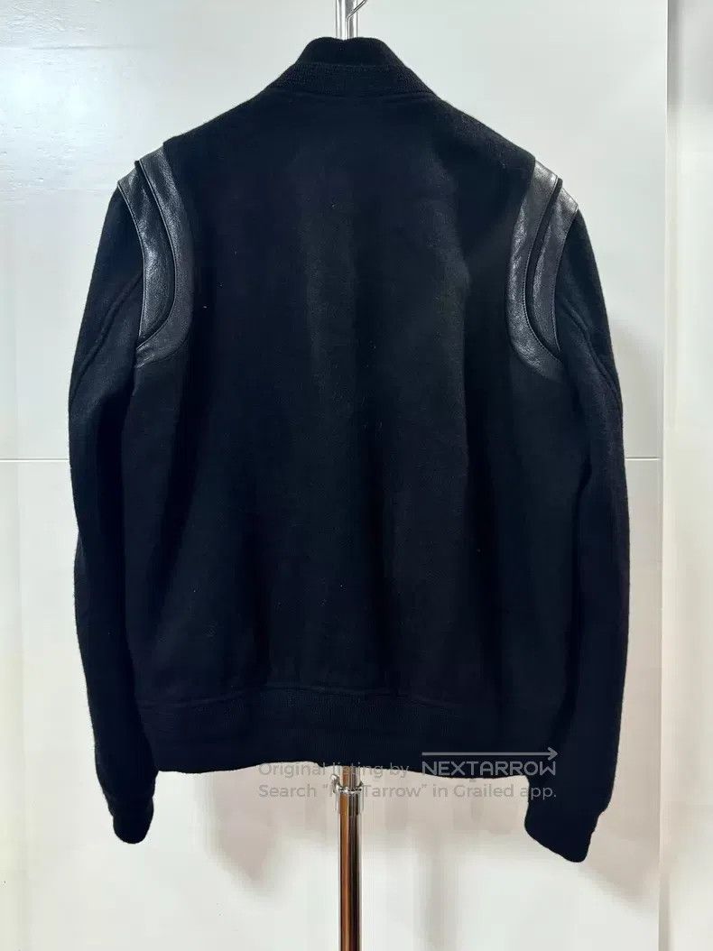 Saint Laurent Paris Saint Laurent Paris Black Samurai Wool and Leather Patchwo Size US M / EU 48-50 / 2 - 2 Thumbnail