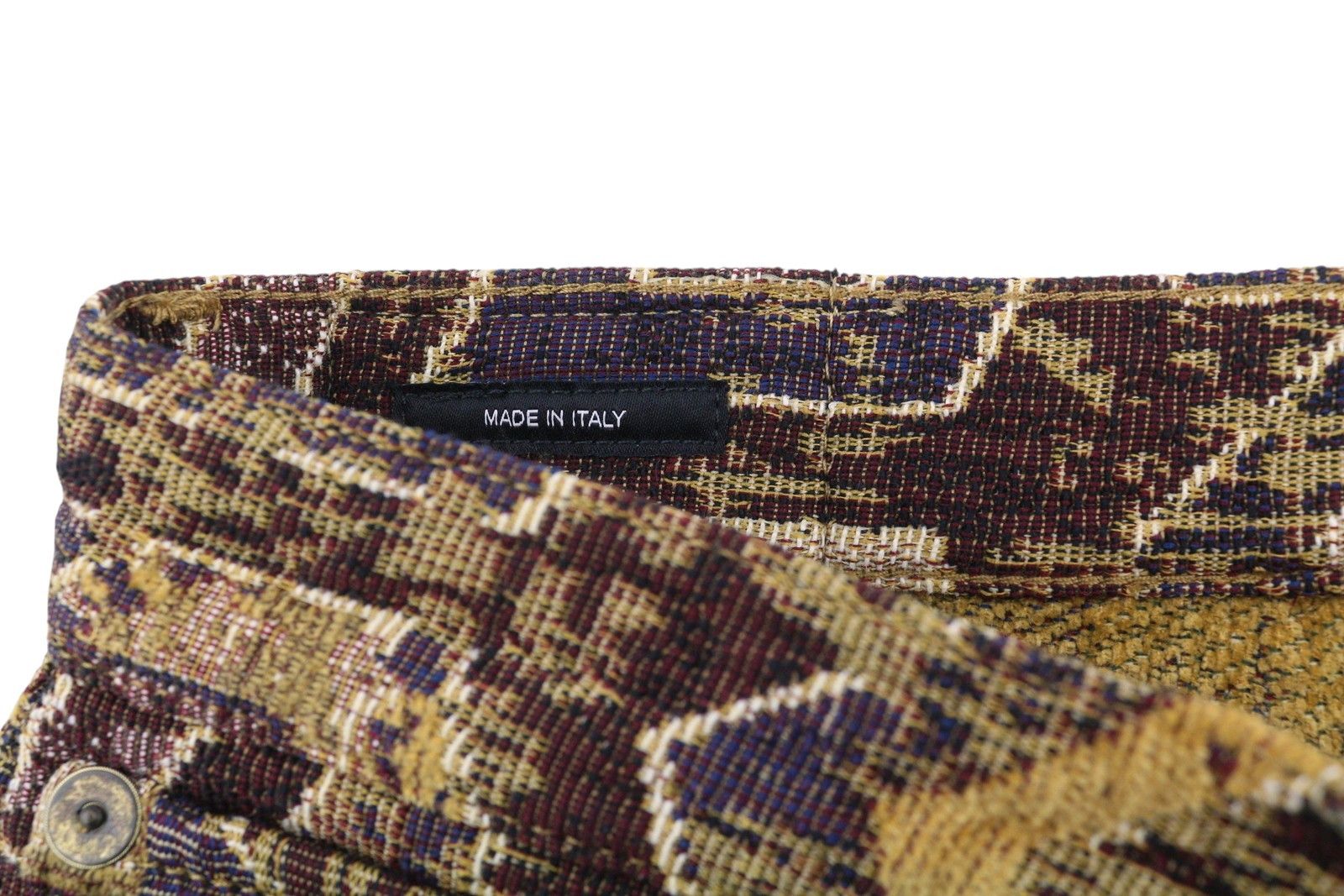 R13 X-BF 29 Geo Brown Jacquard Cropped PS26 88276 Size 29" - 7 Thumbnail