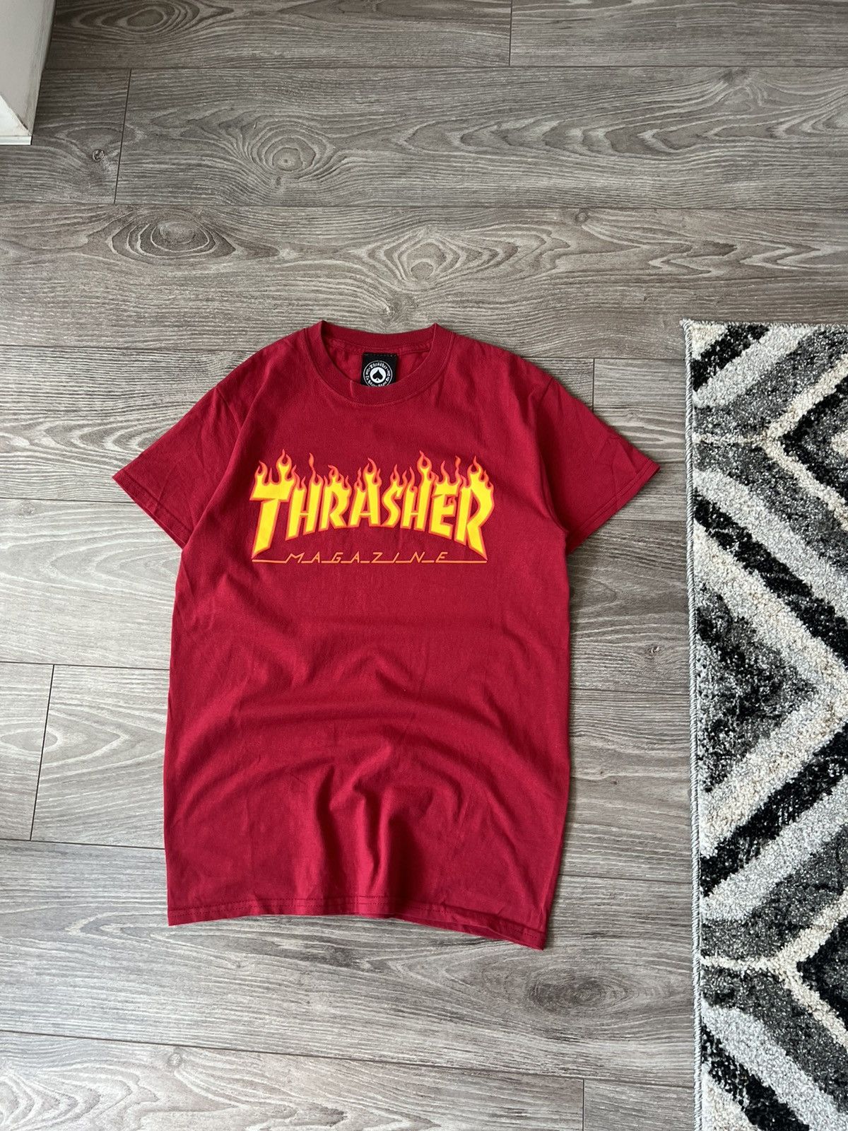 Thrasher ‼️VINTAGE THRASHER ORIGINAL FIRE LOGO USA DRIP STYLE TEE‼️ Size US S / EU 44-46 / 1 - 5 Thumbnail