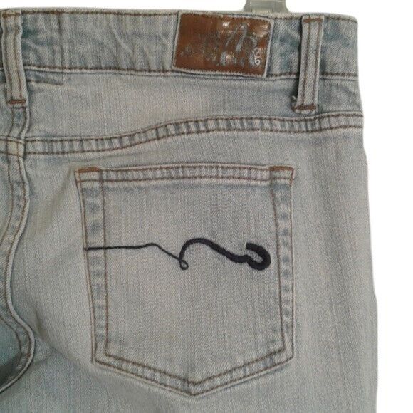 American Rag American Rag Size 7S Womens Jeans Light Wash Blue Denim Boot Size 32" / US 10 / IT 46 - 4 Thumbnail