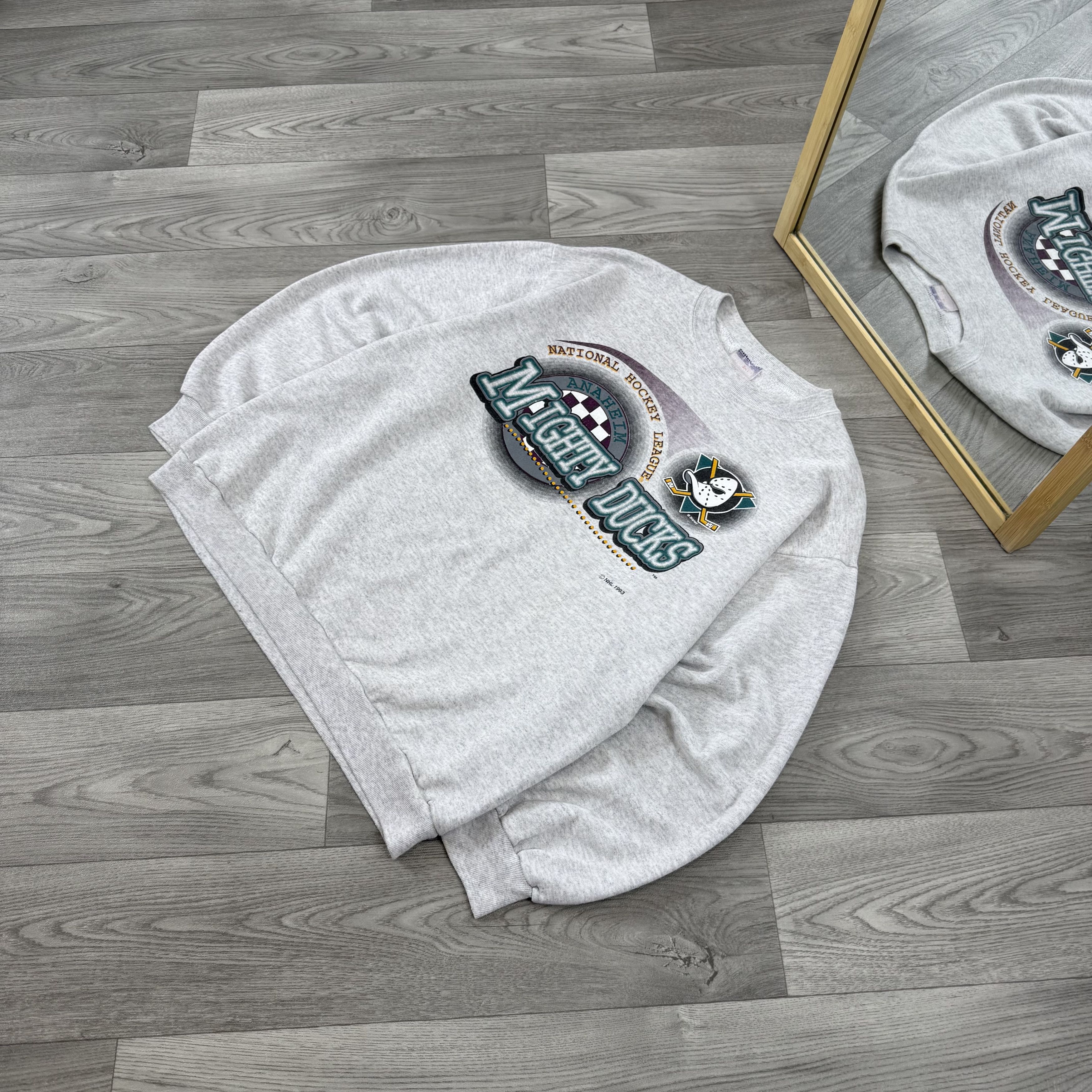 Vintage Vintage Mighty Ducks 1993 NHL Crewneck Graphic Sweatshirt Size US M / EU 48-50 / 2 - 3 Thumbnail