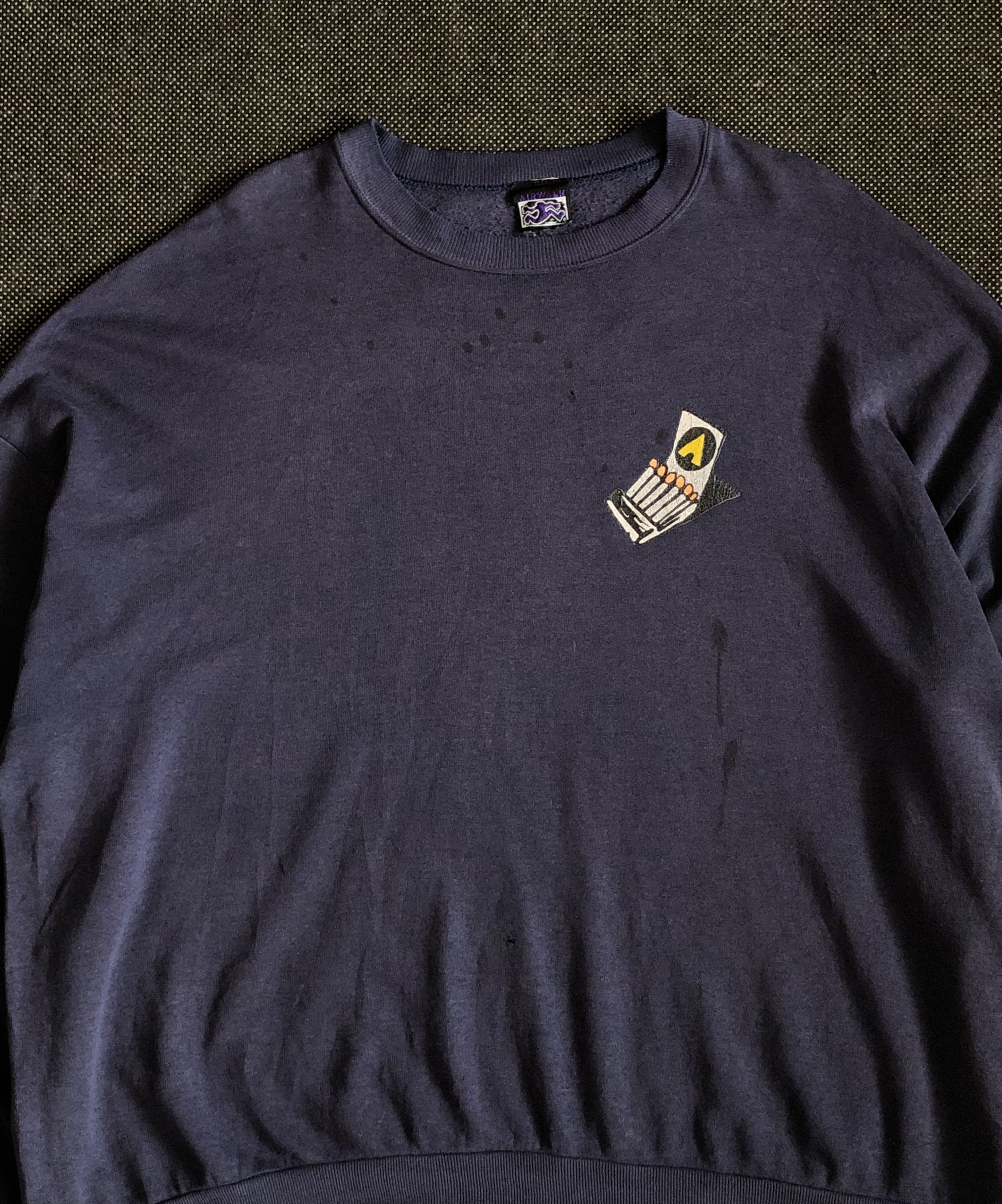 Airwalk RARE🔥VINTAGE 1990’S AIRWALK SKATEBOARDS MATCHBOX SWEATSHIRT Size US XL / EU 56 / 4 - 3 Thumbnail