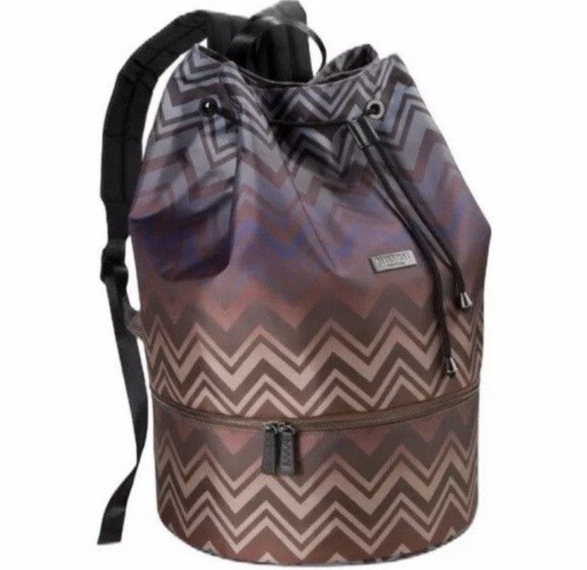 Missoni Missoni Backpack Luggage Bag Gym Weekender Traveler Chevron Size ONE SIZE - 1 Thumbnail
