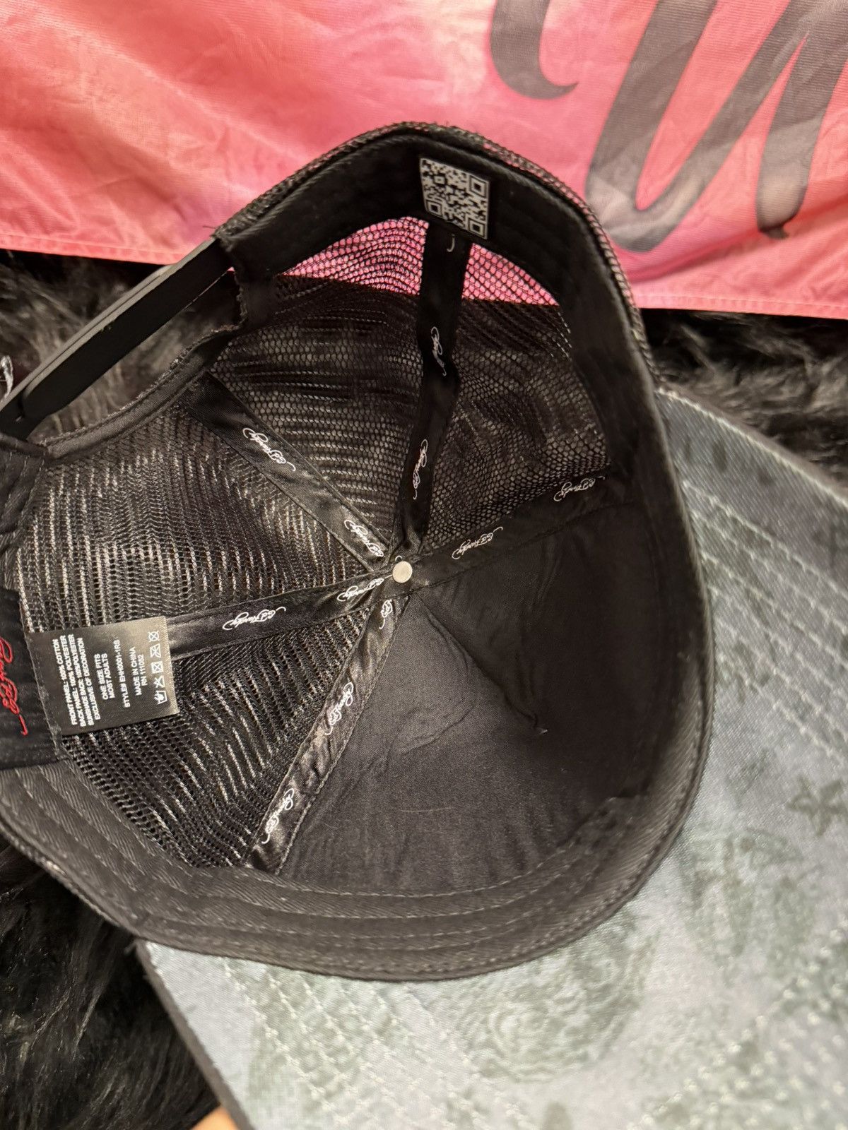 Ed Hardy Ed Hardy Tiger Rhinestone Hat Size ONE SIZE - 3 Thumbnail