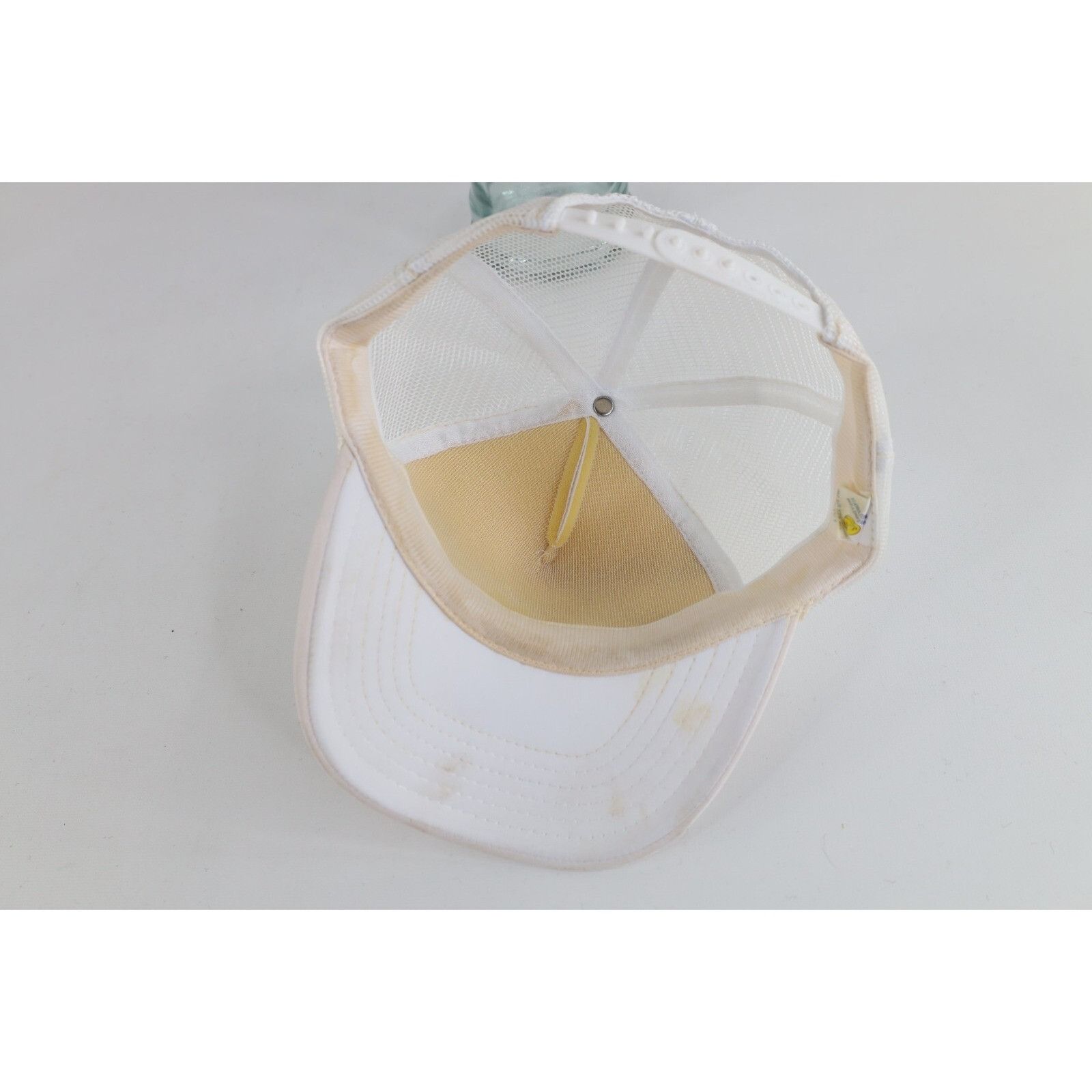 Vintage Vintage 80s Streetwear Spell Out Script Hawaii Trucker Hat Size ONE SIZE - 9 Thumbnail