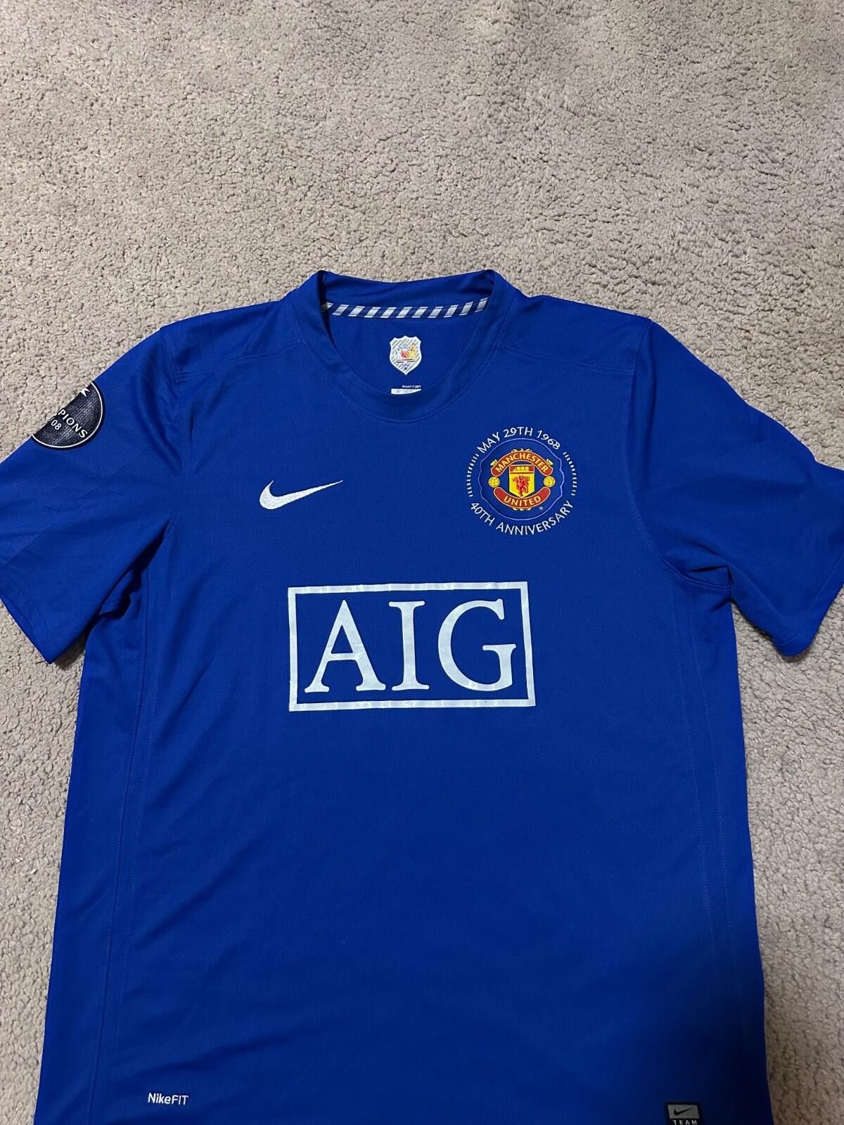 Nike 2008-09 Manchester United Third Shirt Anderson #8 Sz L Size US L / EU 52-54 / 3 - 3 Thumbnail