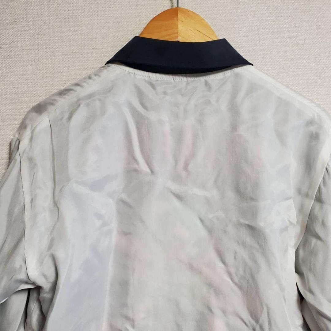 KOZABURO KOZABURO Satin Reversible Souvenir Jacket Navy 1 Size US S / EU 44-46 / 1 - 9 Thumbnail