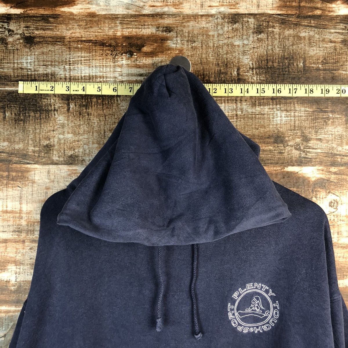 Japanese Brand Plenty Tough Sports Darkblue Hoodie #A1277 Size US L / EU 52-54 / 3 - 4 Thumbnail
