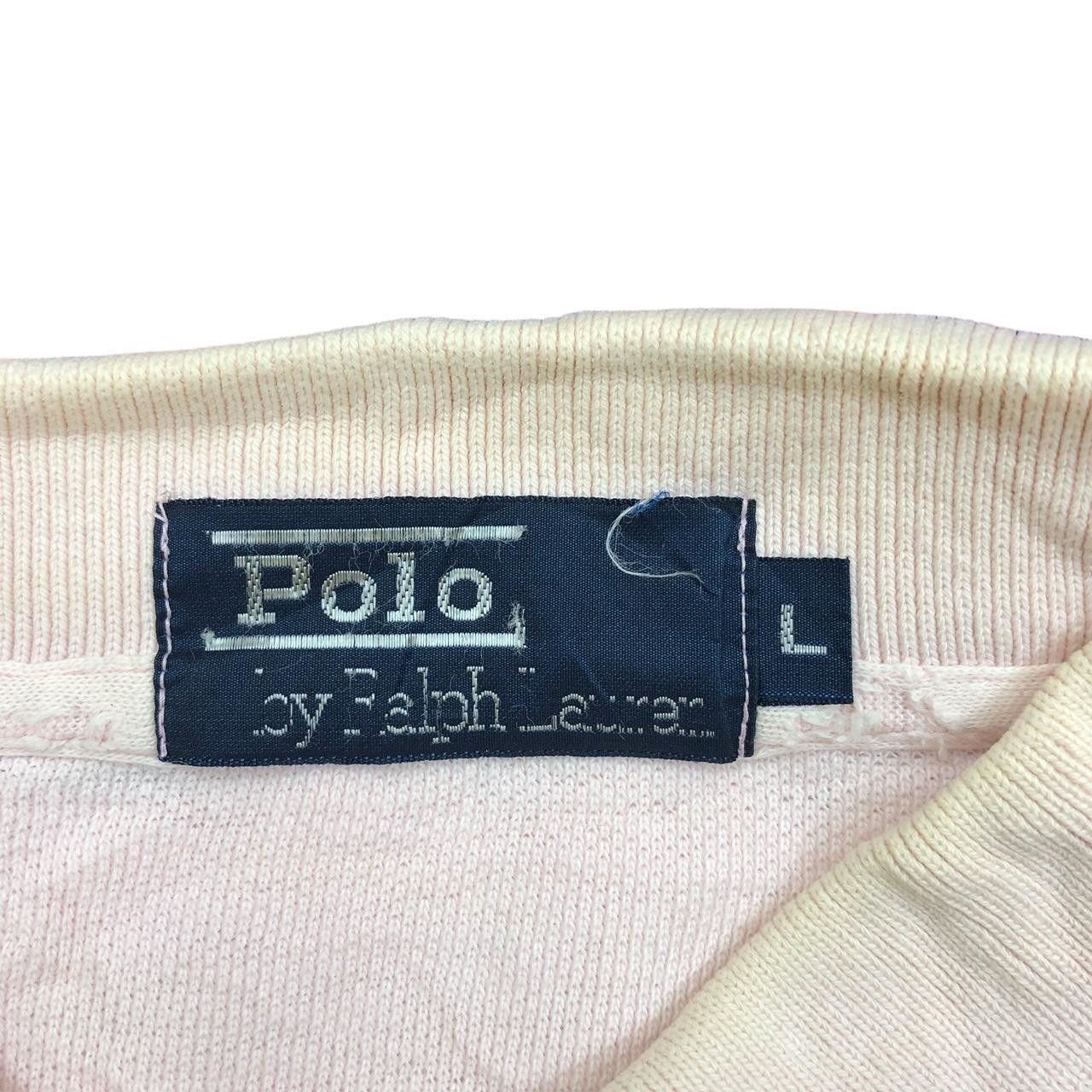 Polo Ralph Lauren Vintage 90’ POLO RALPH LAUREN Small Pony Pink Tee Shirt Size L / US 10 / IT 46 - 5 Thumbnail