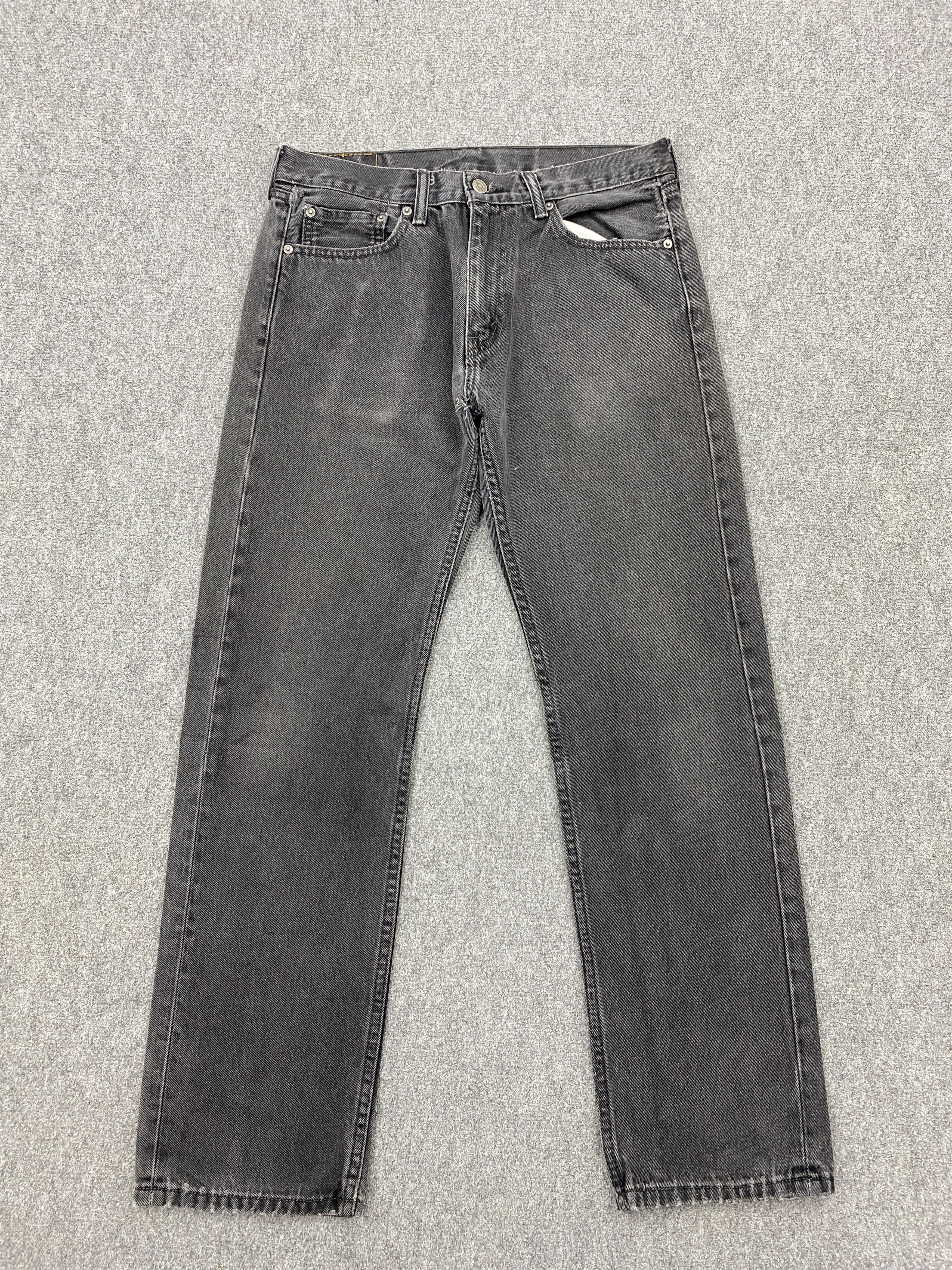 Levi's × Vintage Vintage Levis 505 Faded Black Denim Jeans Size US 32 / EU 48 - 1 Thumbnail