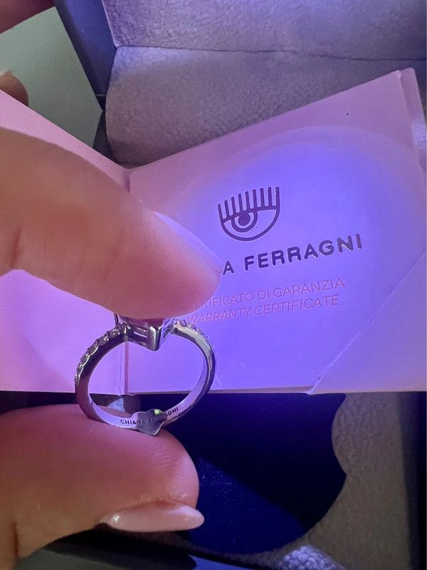 Chiara Ferragni Pink heart Chiara Ferragni ring Size ONE SIZE - 3 Thumbnail