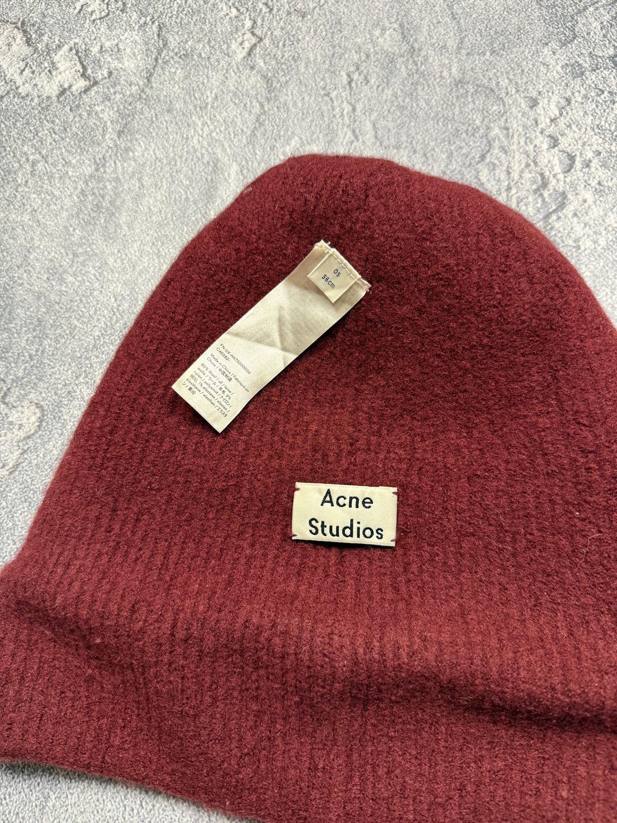Acne Studios Acne Studios beanie With Big Logo Size ONE SIZE - 4 Thumbnail