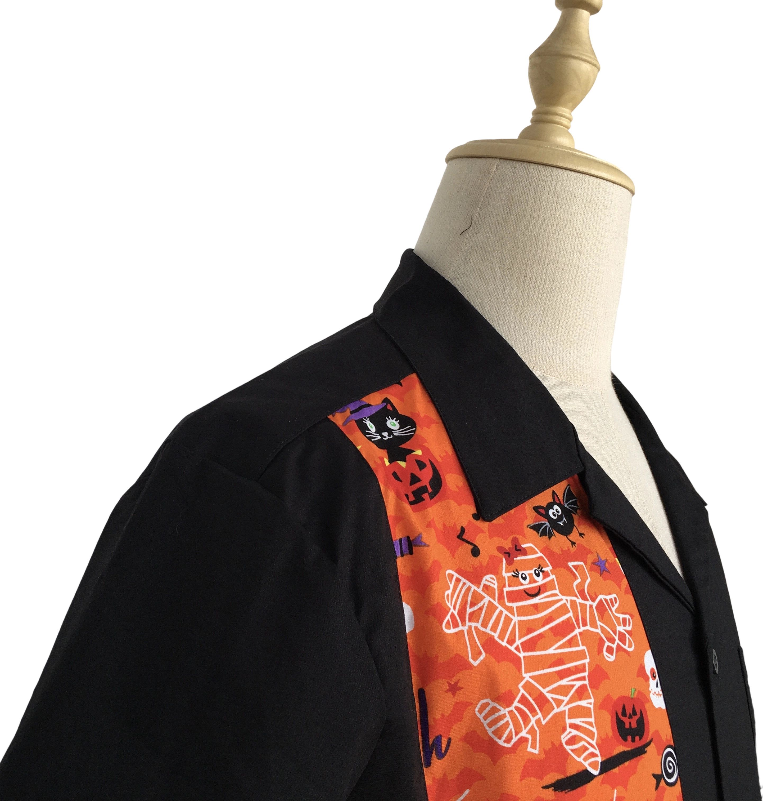 Other Novelty Design Men Shirt Rockabilly Casual Tops Size US XL / EU 56 / 4 - 5 Thumbnail