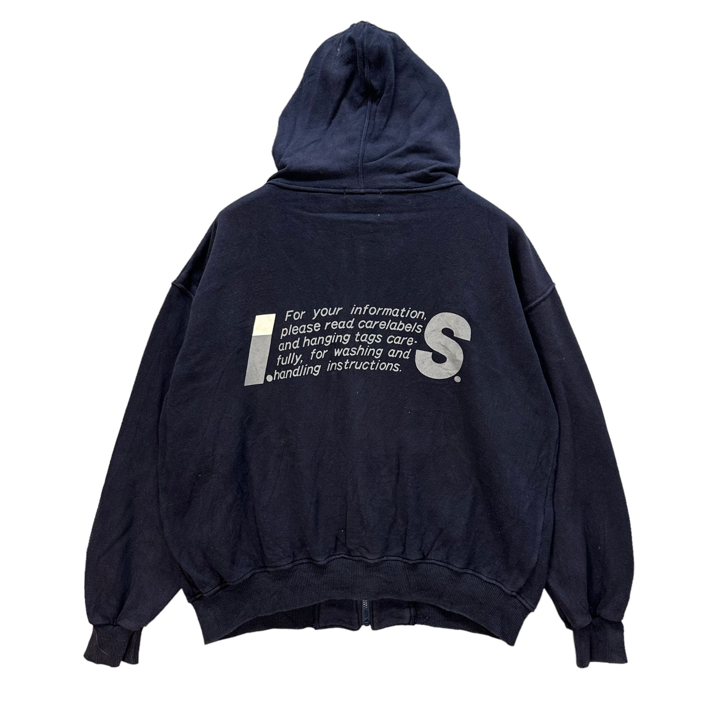 9090 Denim Zip Hoodie M