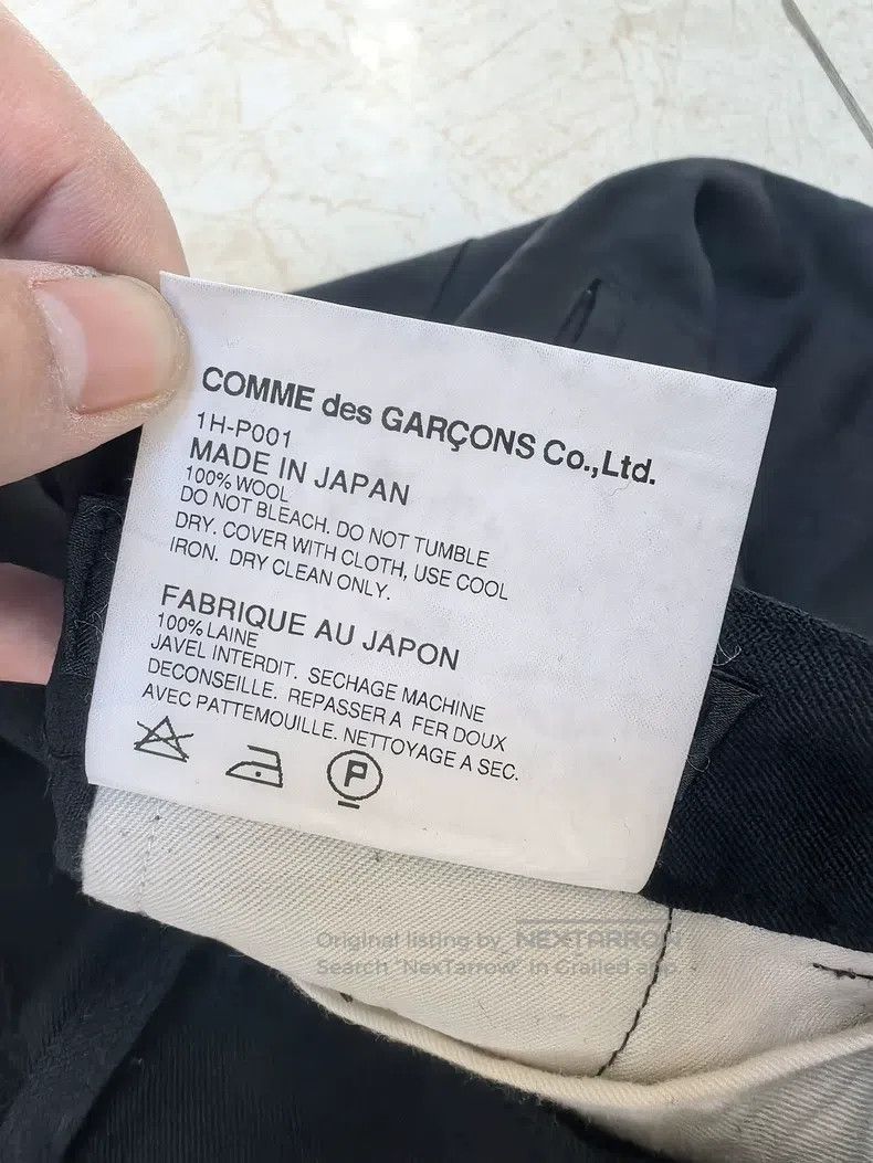 Comme des Garcons Comme Des Garcons size S Black Low-Rise Harem Pants Size 23" - 6 Thumbnail