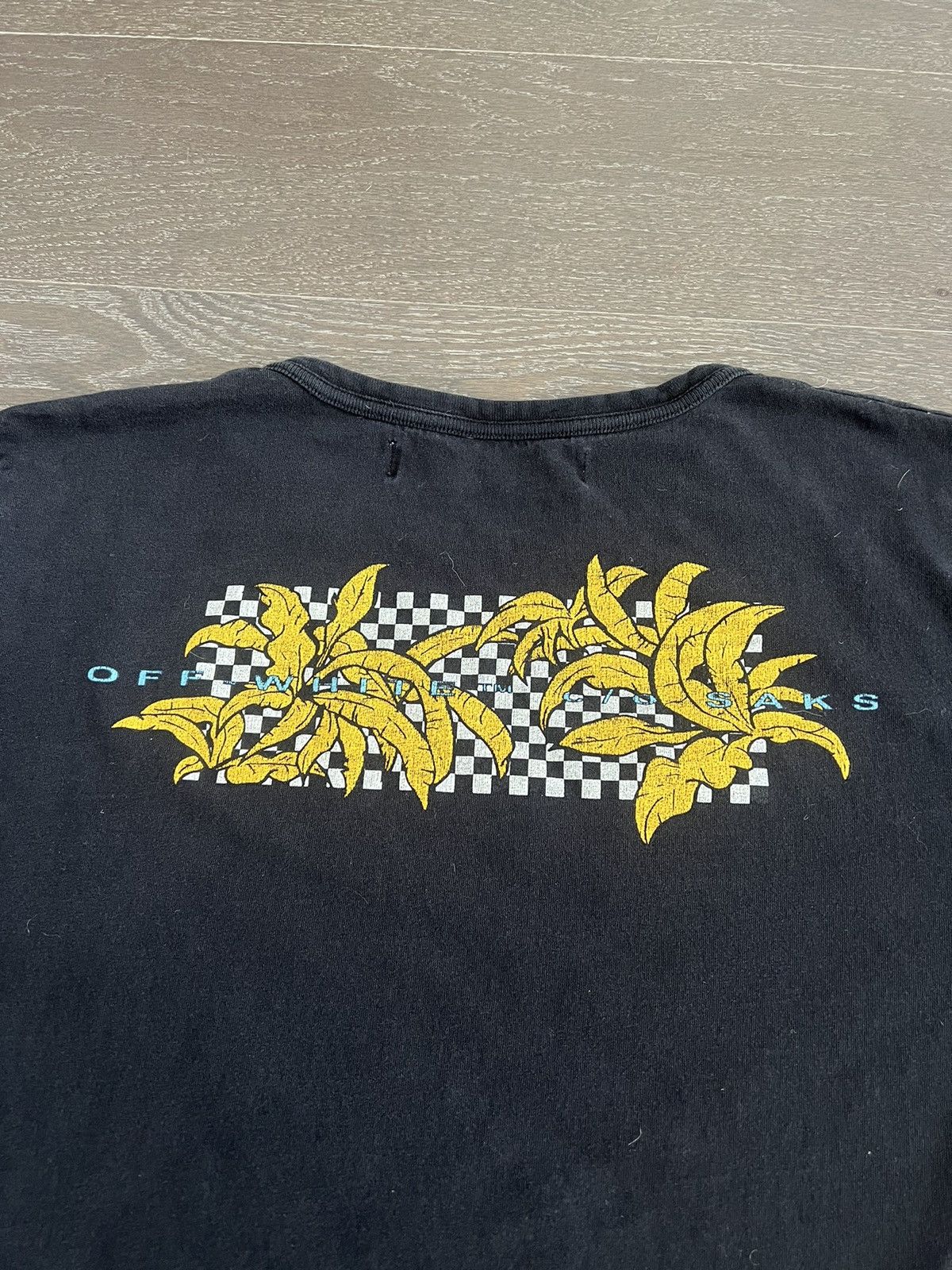 Off-White Virgil Abloh “Waves” Graphic T-shirt Size US XL / EU 56 / 4 - 3 Thumbnail