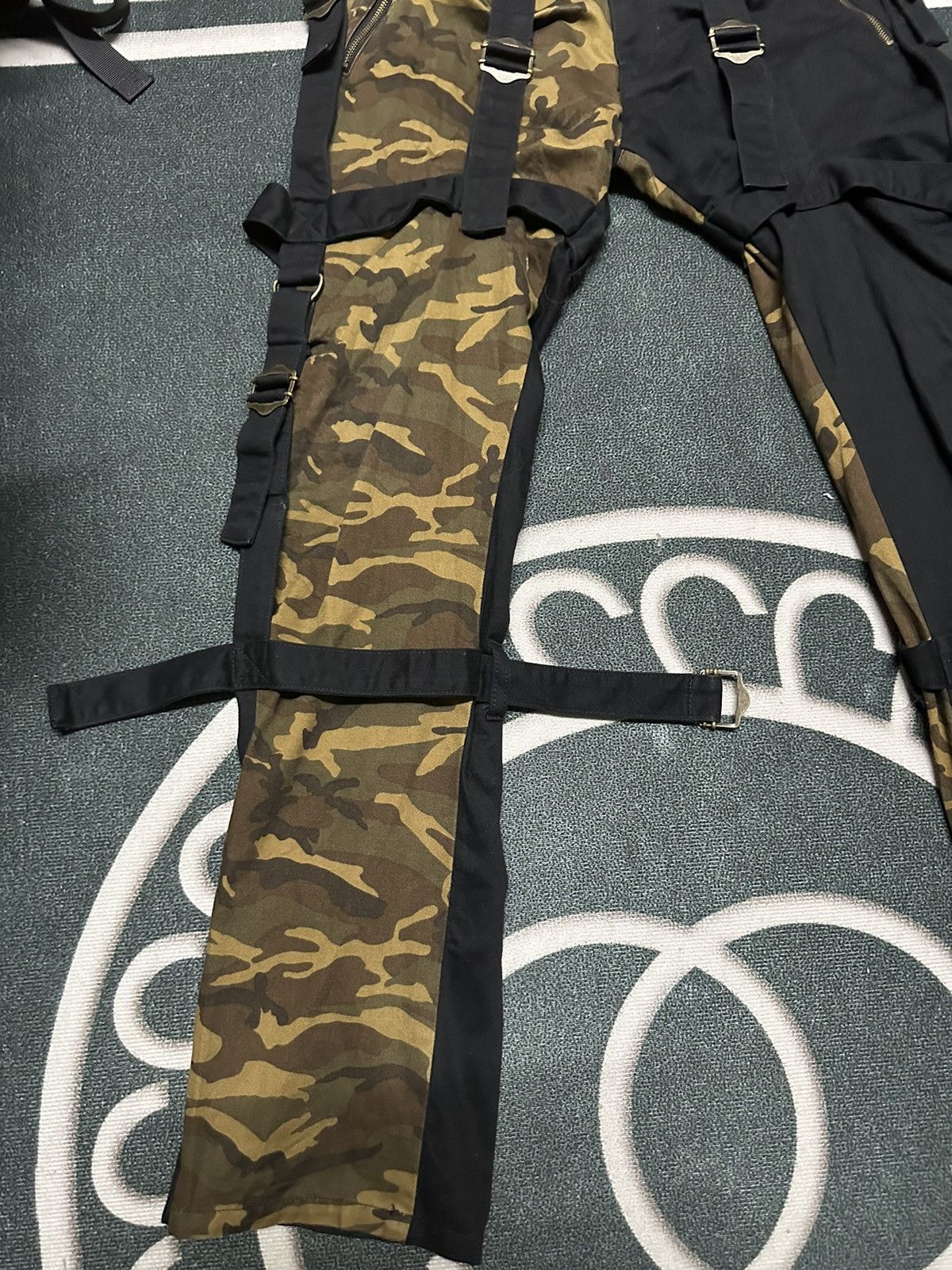 Japanese Brand Ideology hybrid bondage camo punk pants Size US 32 / EU 48 - 7 Thumbnail