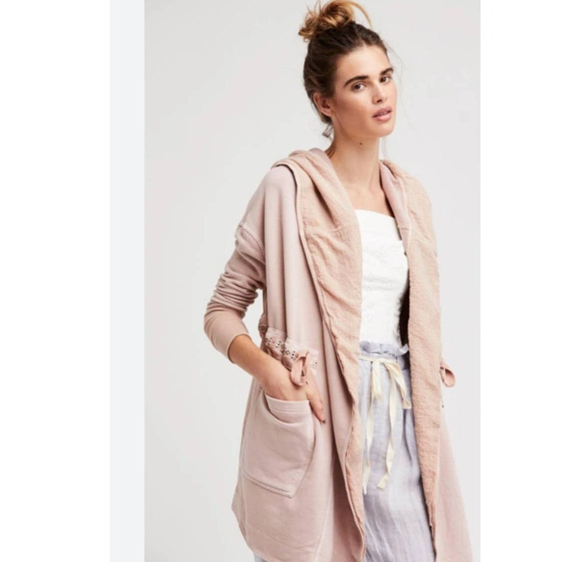 Free People NWT Free People Studio City Cardi $148 SMALL Rose Size S / US 4 / IT 40 - 4 Thumbnail