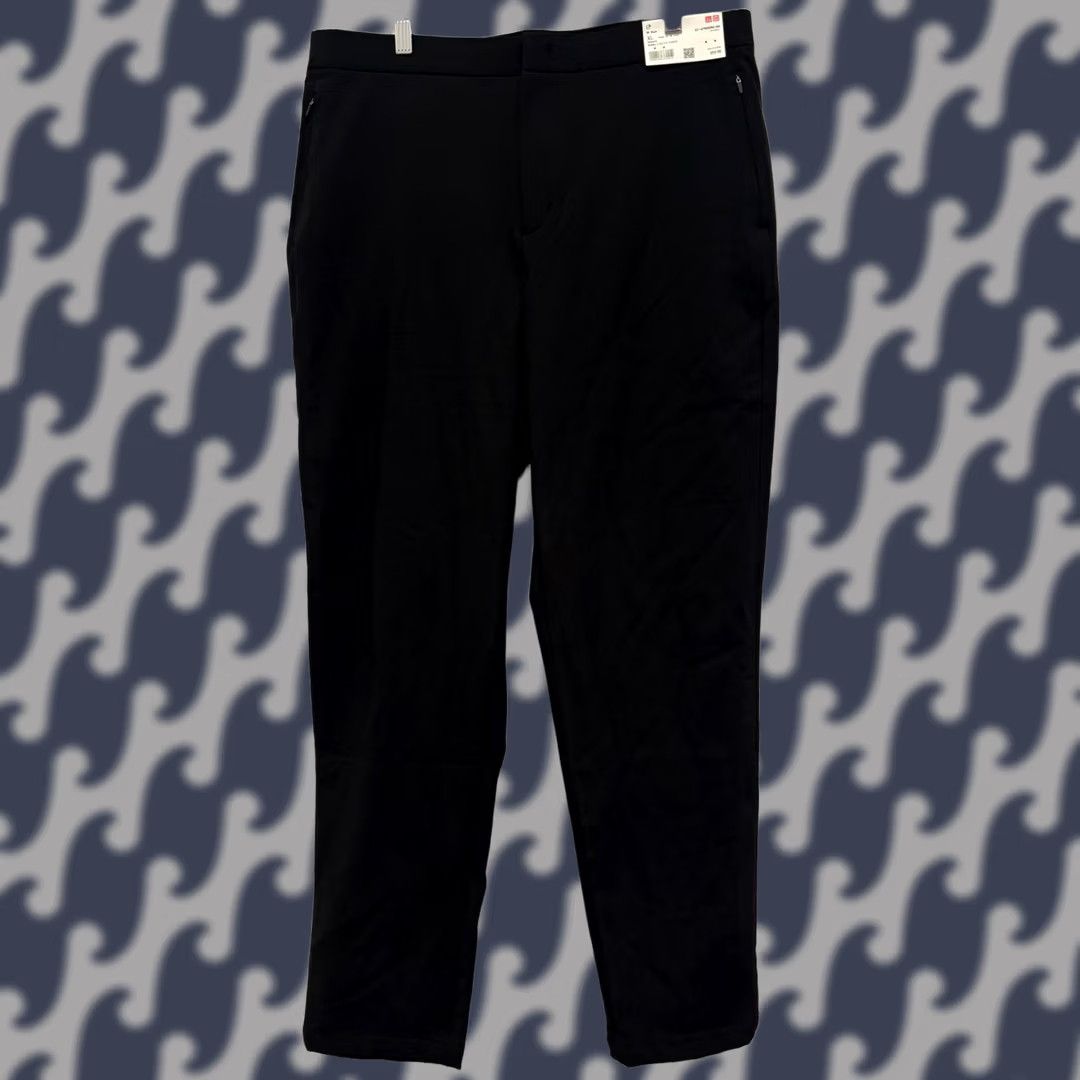 Uniqlo Uniqlo Women Warm Stretch Pants Black XL Thermal Trousers Size 40" / US 18 - 1 Thumbnail