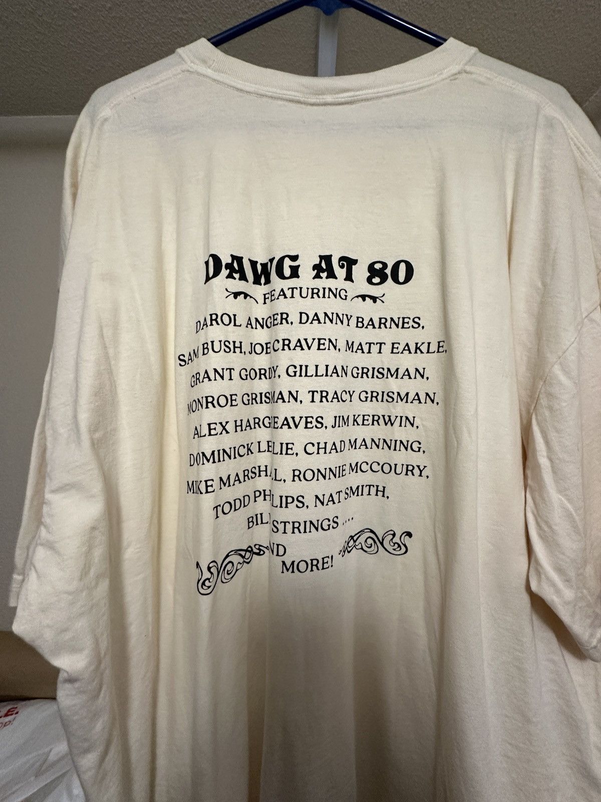 Band Tees Dawg at 80 show tee Size US XXL / EU 58 / 5 - 3 Thumbnail
