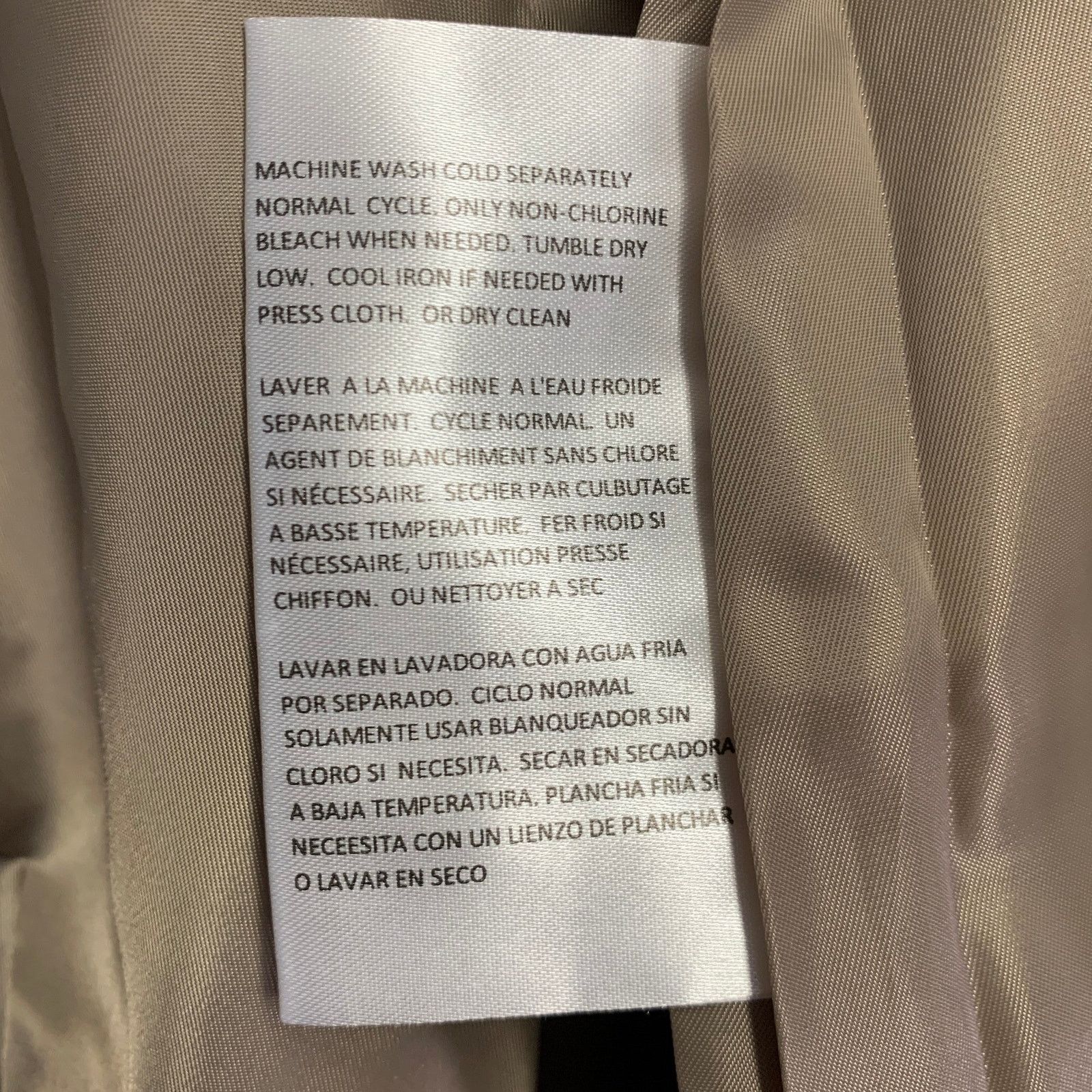 Michael Kors MICHAEL by MICHAEL KORS Size L Beige Polyester Hooded Jacket Size L / US 10 / IT 46 - 7 Thumbnail