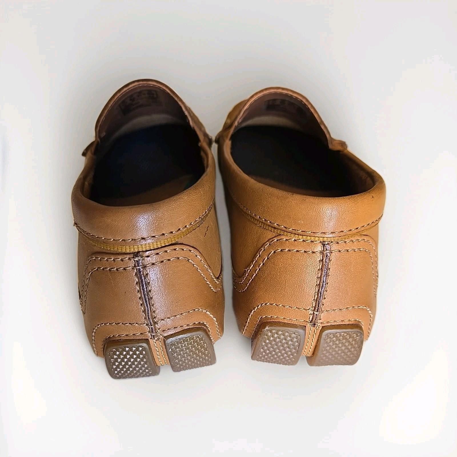 Clarks Clarks Mens 8.5 Markman Tan Leather Slip On Loafer Shoes Size US 8.5 / EU 41-42 - 3 Thumbnail