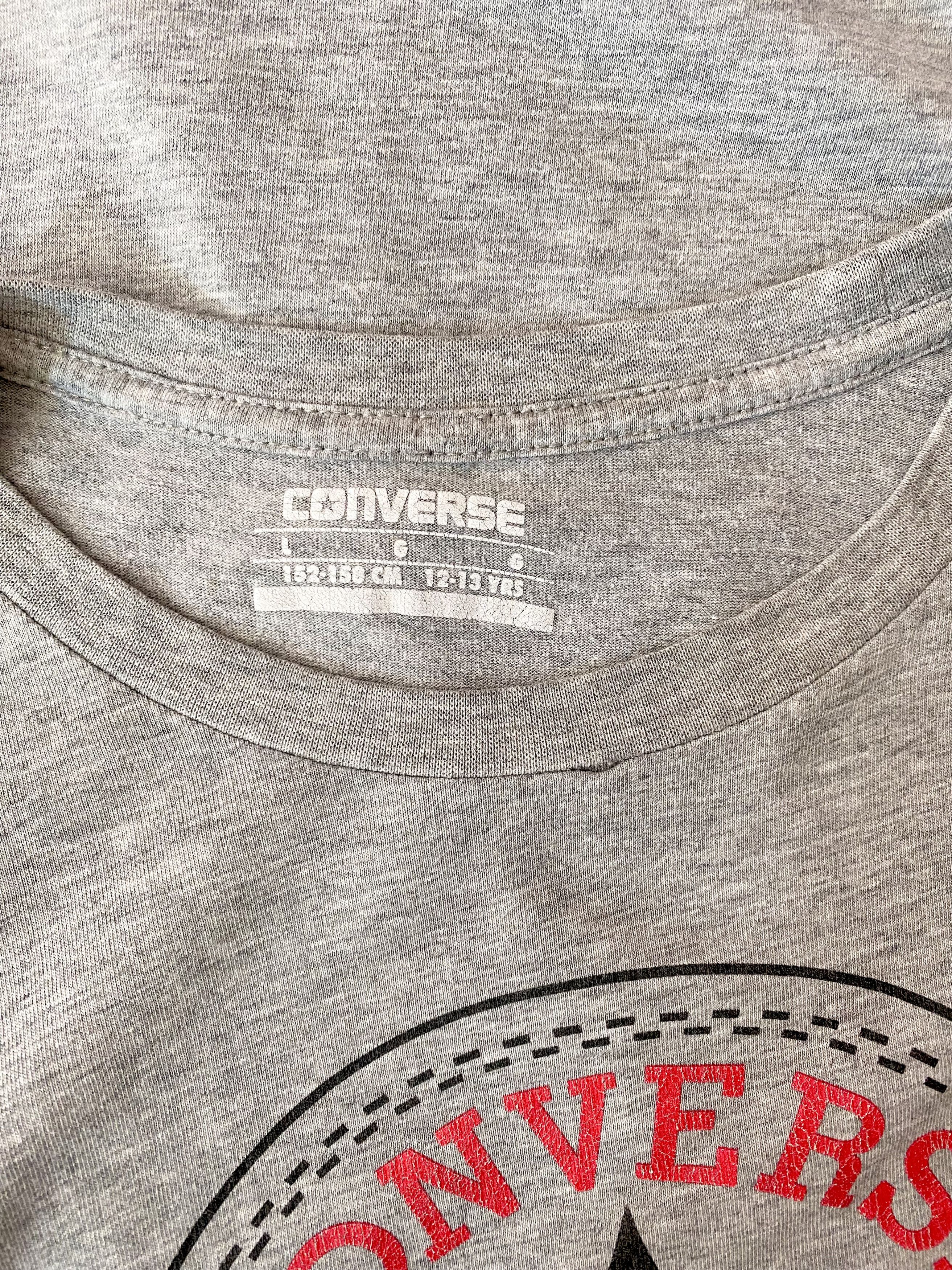 Converse Converse All Star - Grey Graphic T-Shirt Size ONE SIZE - 7 Thumbnail