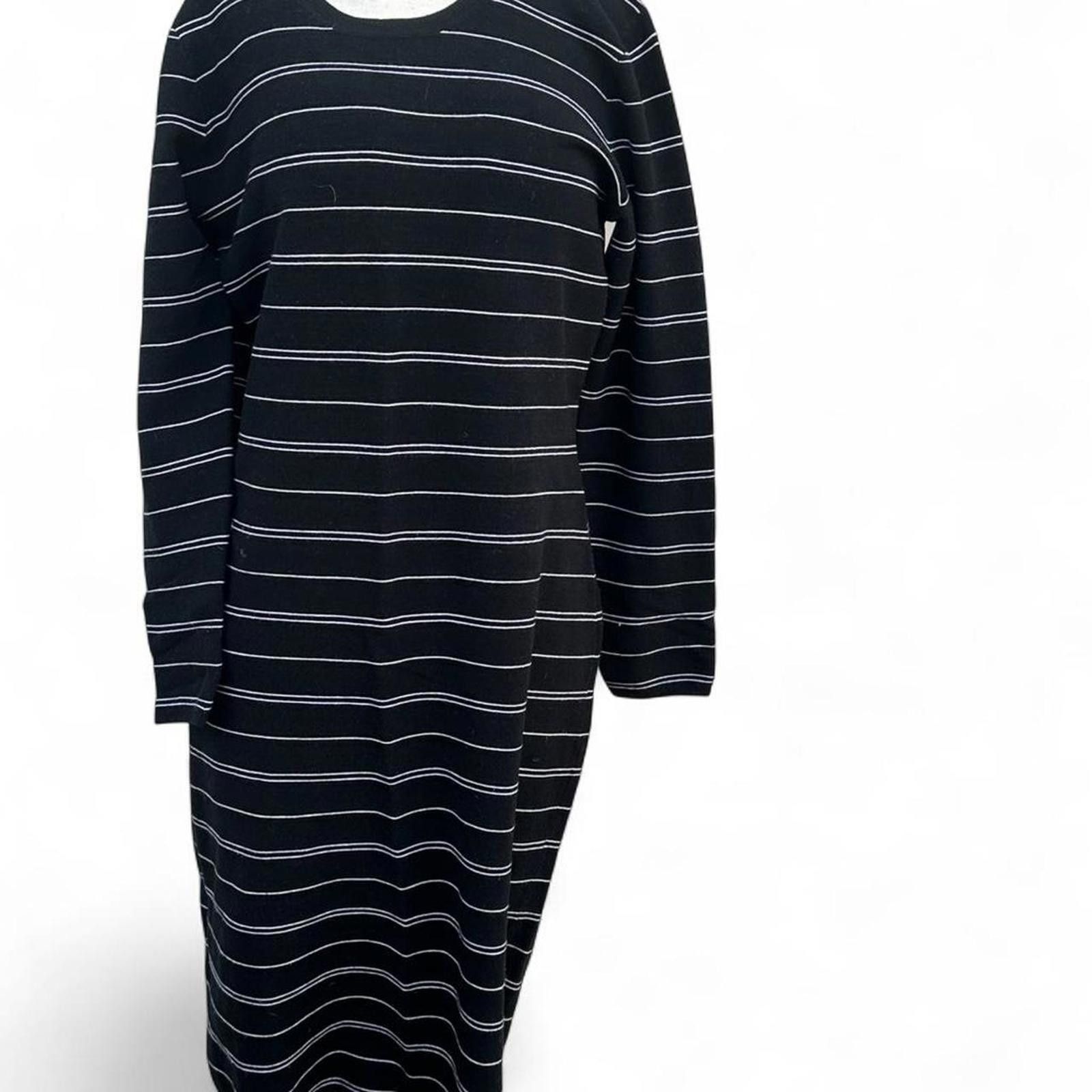 Other Black and white striped Athleta dress #stripedress Size L / US 10 / IT 46 - 1 Thumbnail