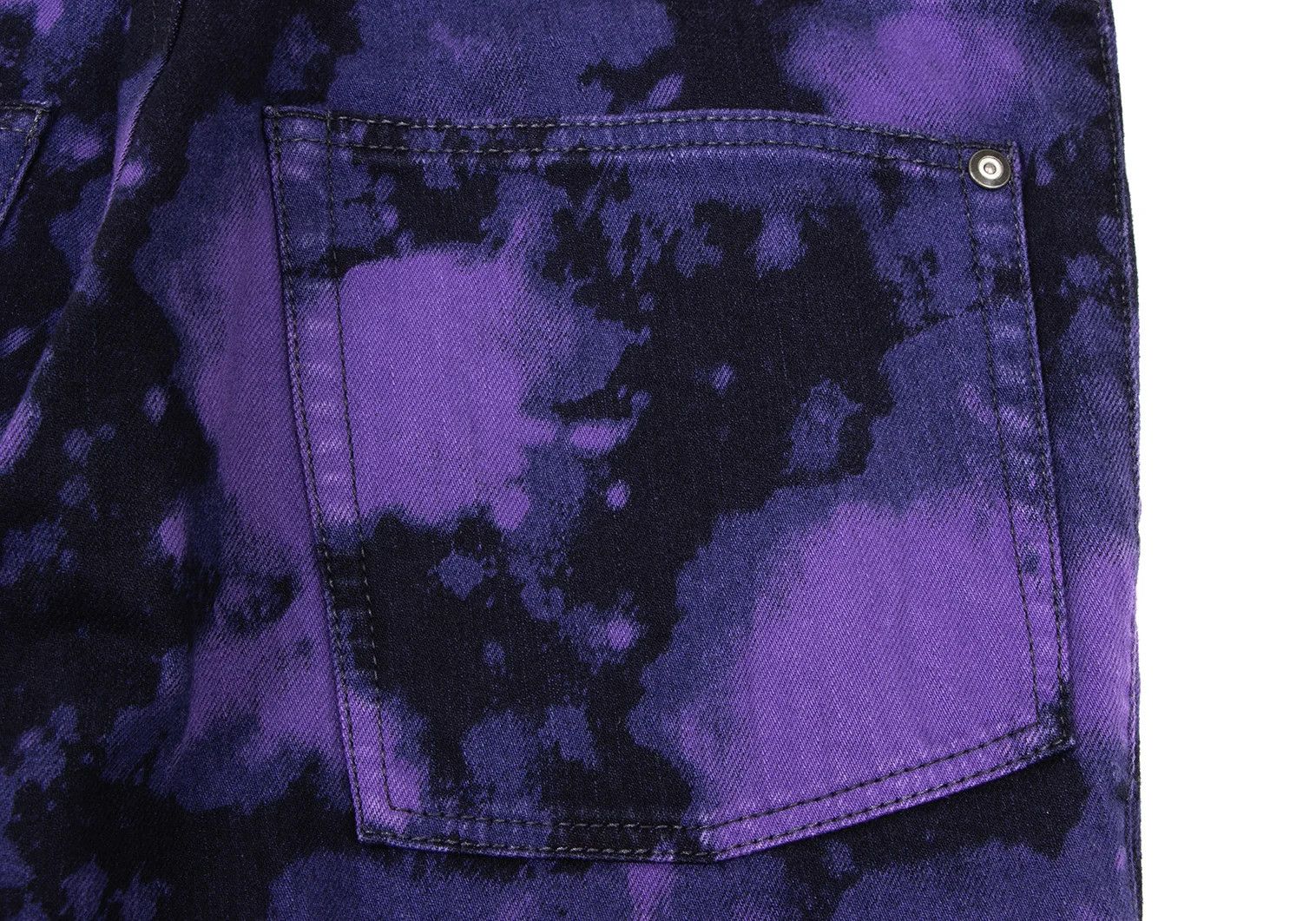 Issey Miyake Indigo Dyed Cotton Pants in Purple Black, Size M Size US 34 / EU 50 - 10 Thumbnail