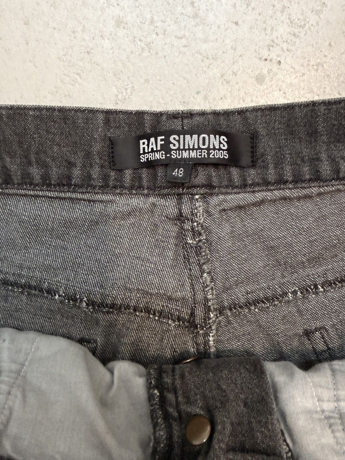 Raf Simons SS05 Grey Denim Size US 31 - 2 Thumbnail