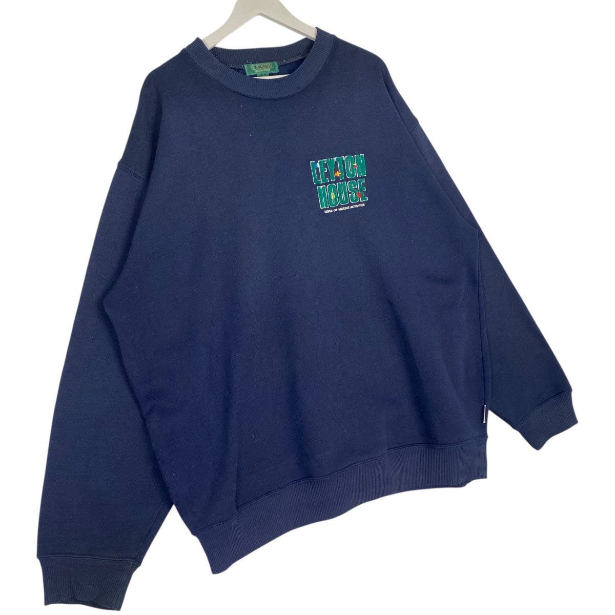 Other Vintage Leyton House Racing Sweatshirt Crewneck Navy Blue Size US L / EU 52-54 / 3 - 3 Thumbnail