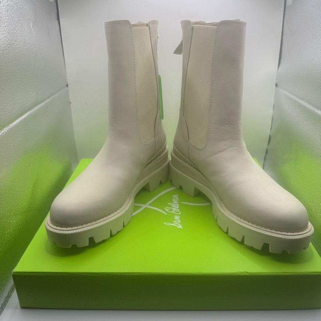 Sam Edelman Sam Edelman ivory leather boots 6M Genia Size US 6 / IT 36 - 3 Thumbnail