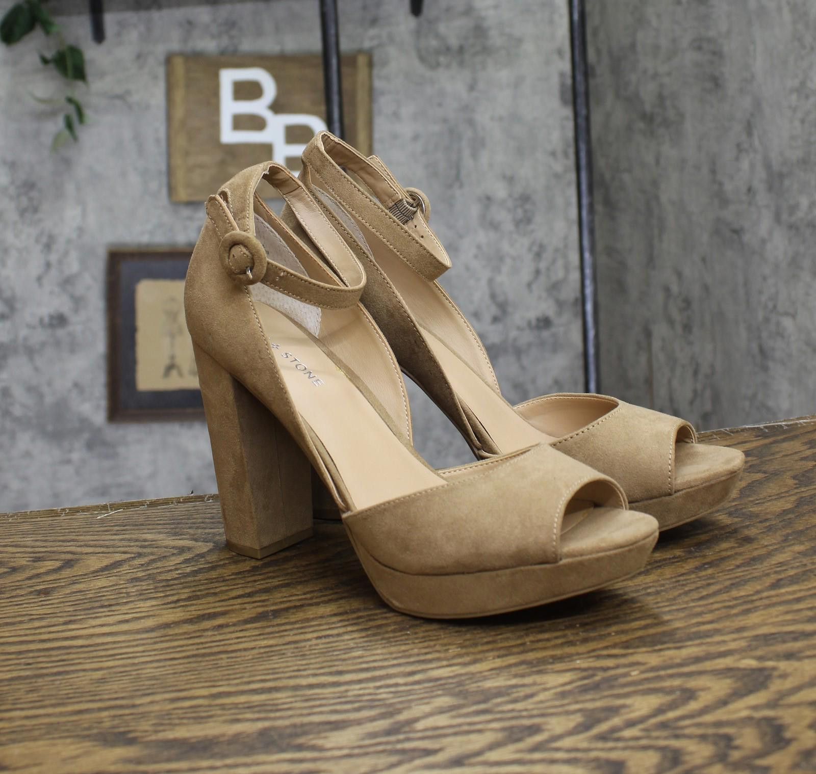 Other Nwt Sun + Stone Platform Sandals Sand Stone Brown 10.5m Size US 10.5 / IT 40.5 - 1 Thumbnail