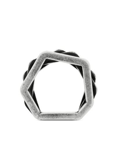 Saint Laurent Paris o1la1rc1a0325 Size: 10 / 709258 Three-Row Ring in Metal Size ONE SIZE - 3 Thumbnail
