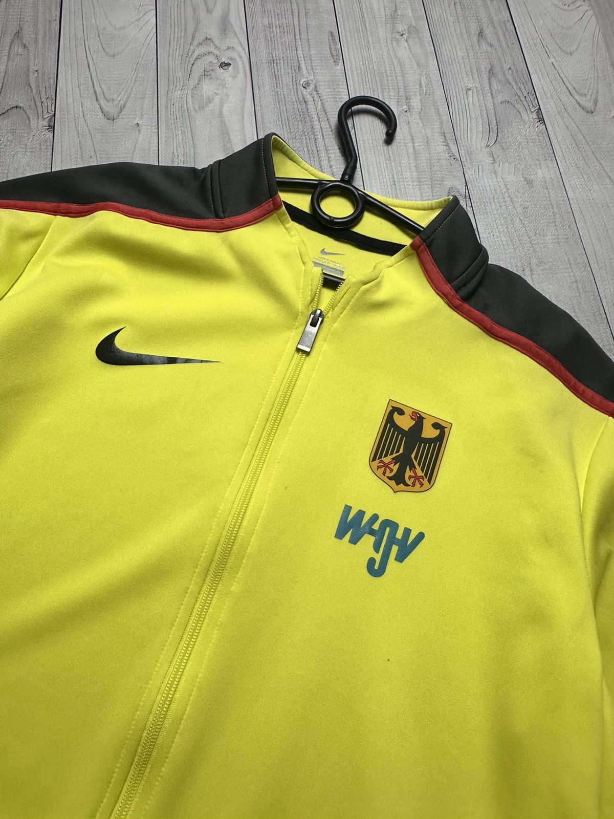 Nike × Vintage Nike Germany soccer jacket rare Deutschland size XL yellow Size US XL / EU 56 / 4 - 7 Thumbnail