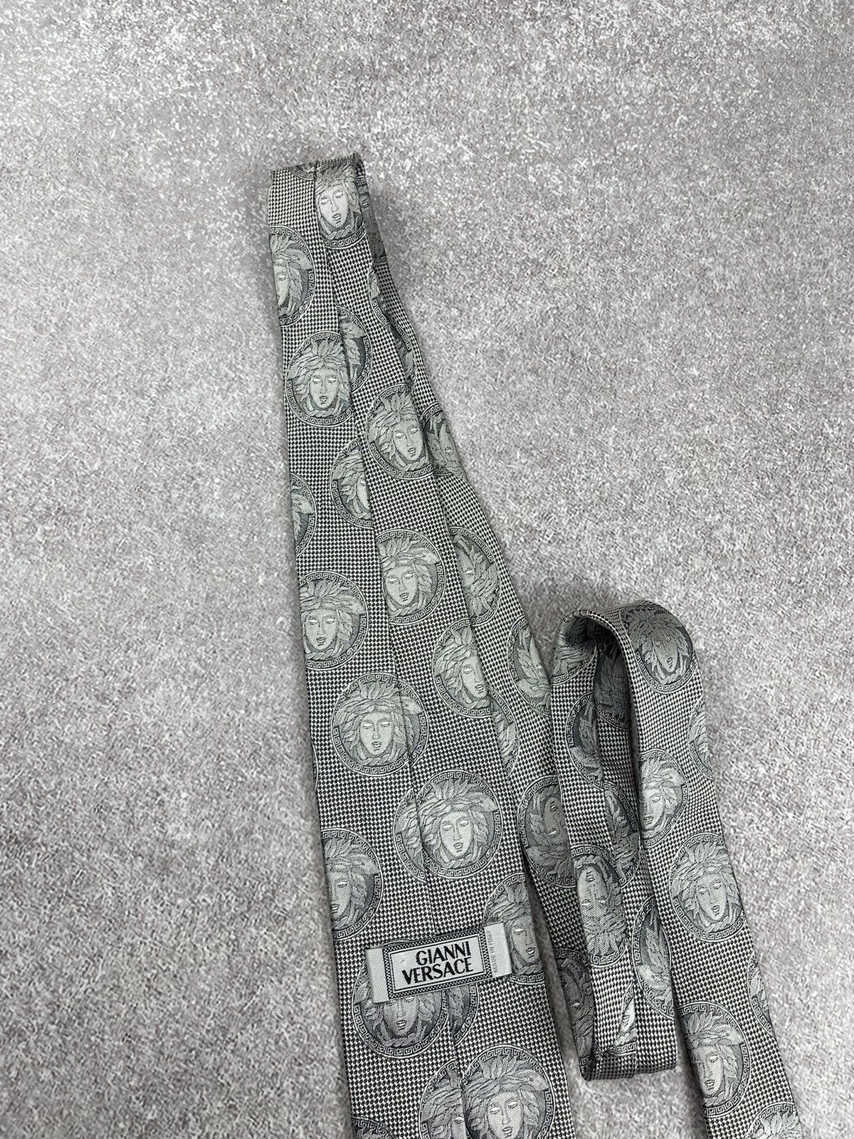 Versace × Vintage Vintage Gianni Versace Monogram Silk Tie Size ONE SIZE - 8 Thumbnail