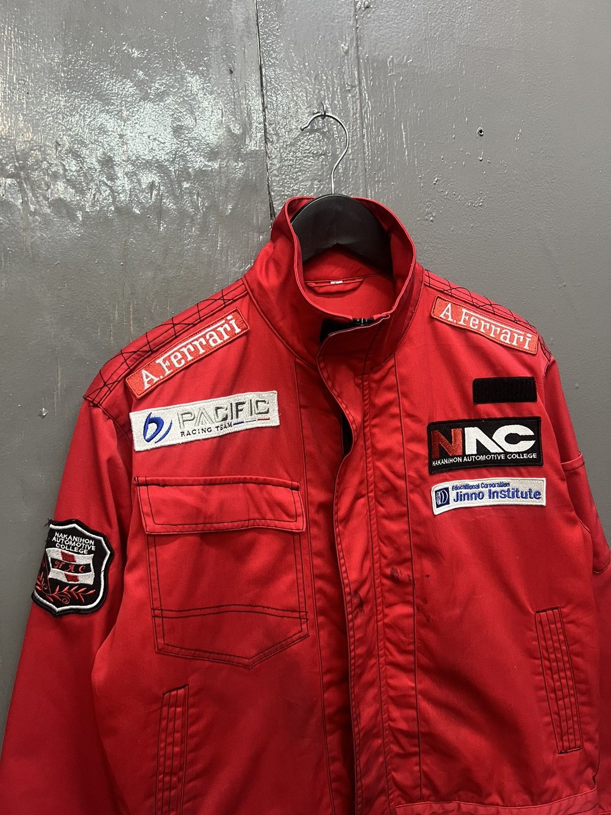 Japanese Brand Nakanihon Automotive College Workwear Jacket Size US L / EU 52-54 / 3 - 4 Thumbnail