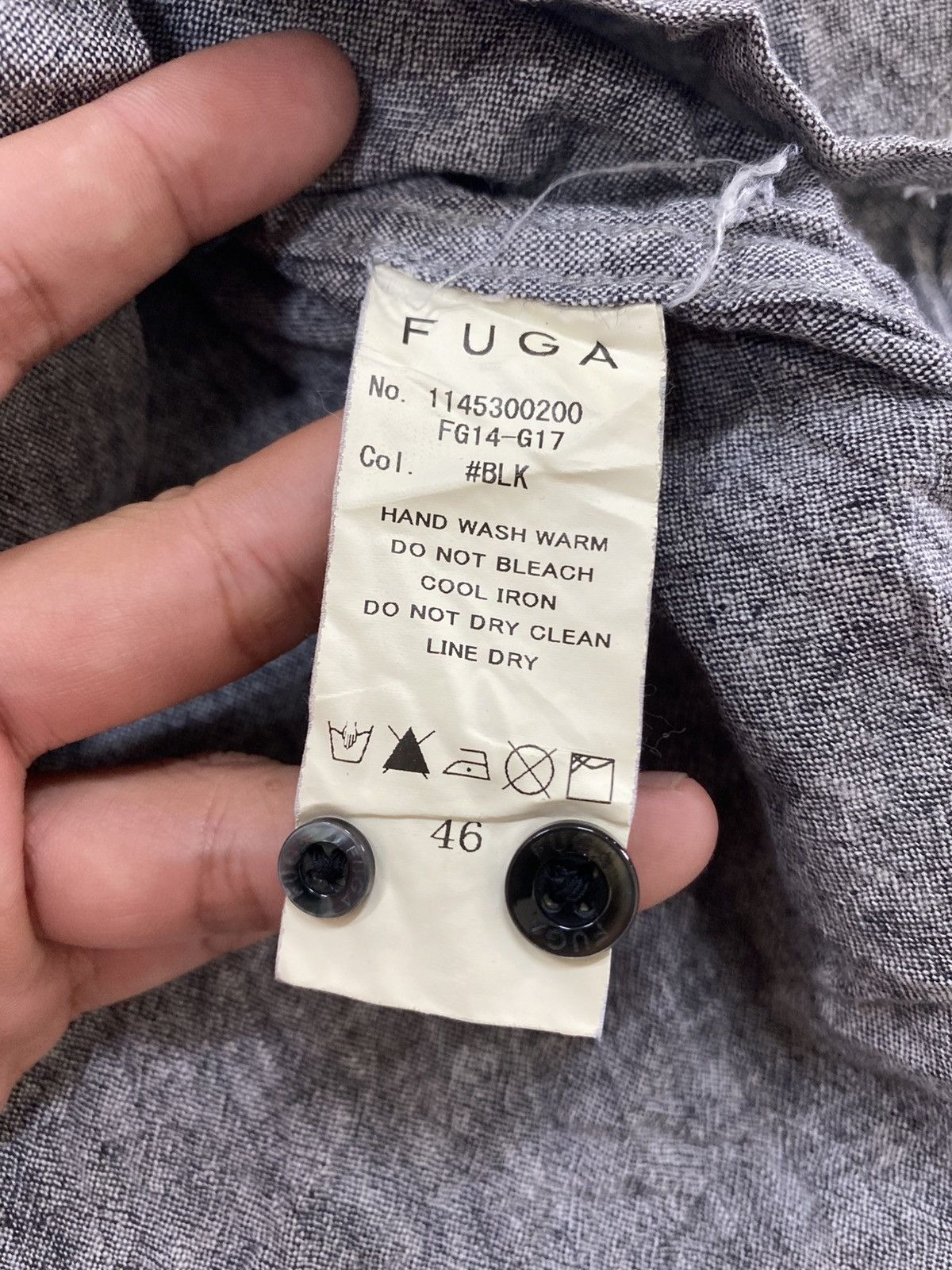 GOSTAR DE FUGA VINTAGE FUGA LS SHIRT LGB PUNK GRUNGE GOTHIC HYSTERIC Size US S / EU 44-46 / 1 - 7 Thumbnail