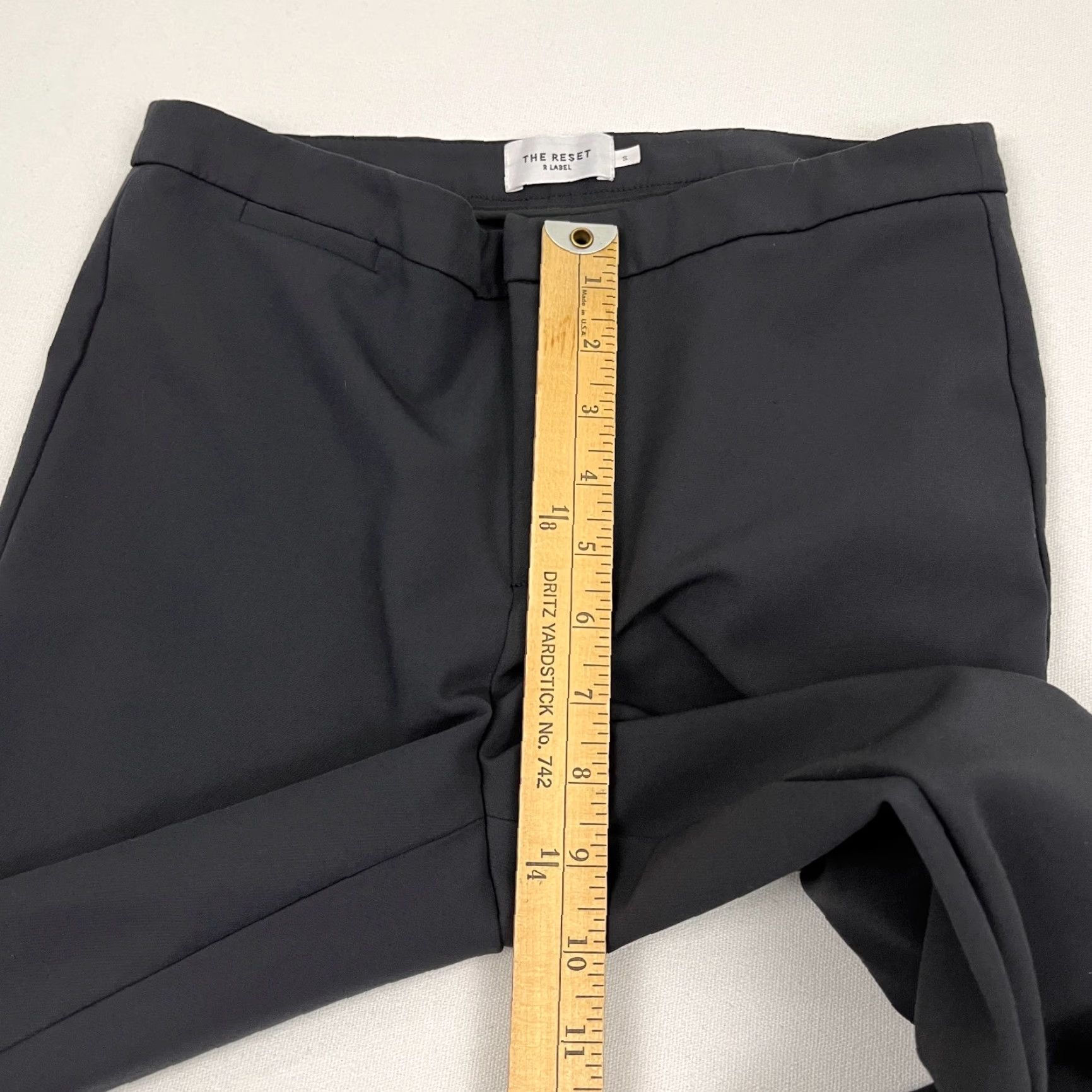 Vintage VINTAGE The Reset R Label Pants Womens S W27 I26 Slim Dark Gray Career Office Trousers Size 28" / US 6 / IT 42 - 7 Thumbnail