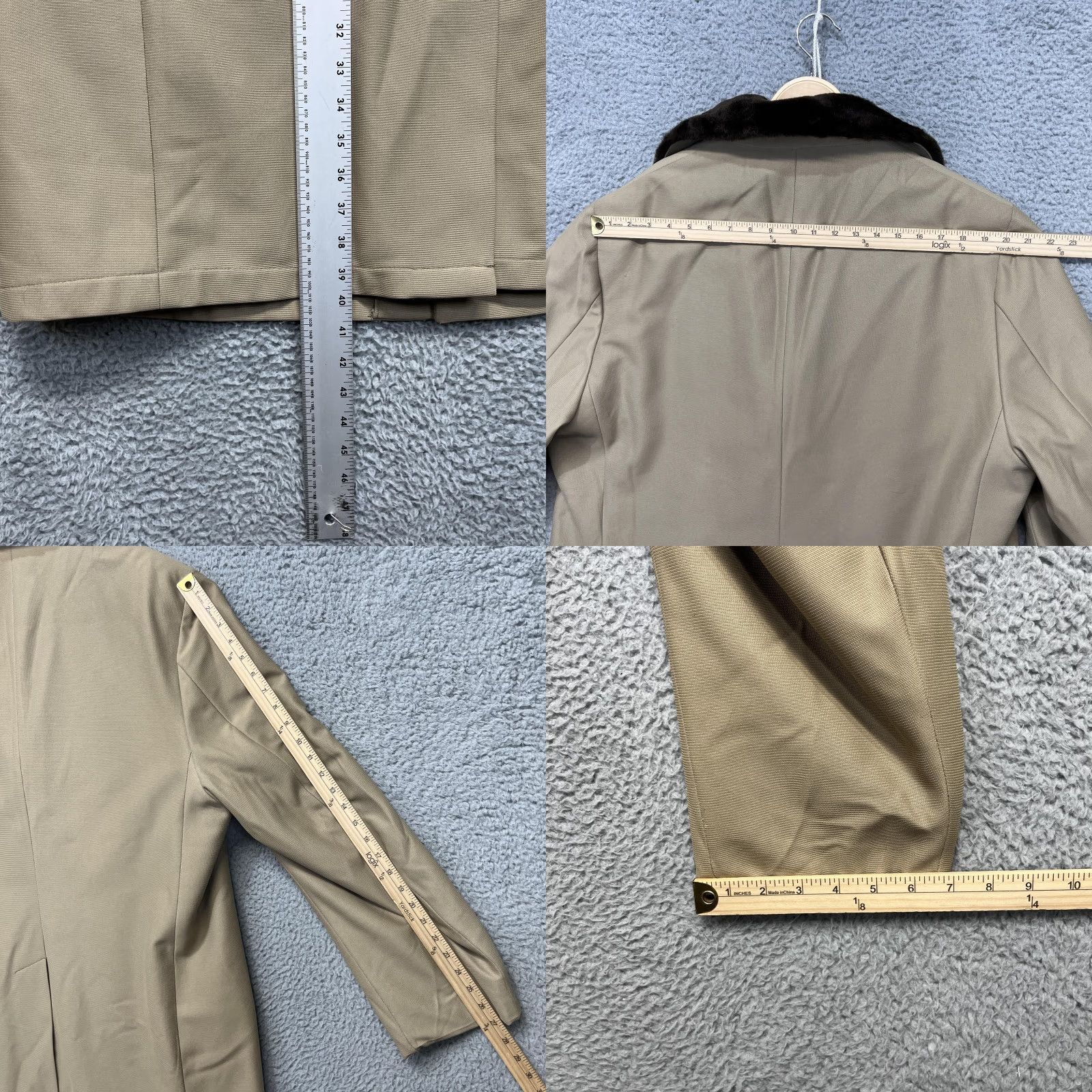 Sears VINTAGE Sears Coat Mens 48 X-Tall Beige Fur Collar Microfiber Overcoat 70s Size US M / EU 48-50 / 2 - 9 Thumbnail