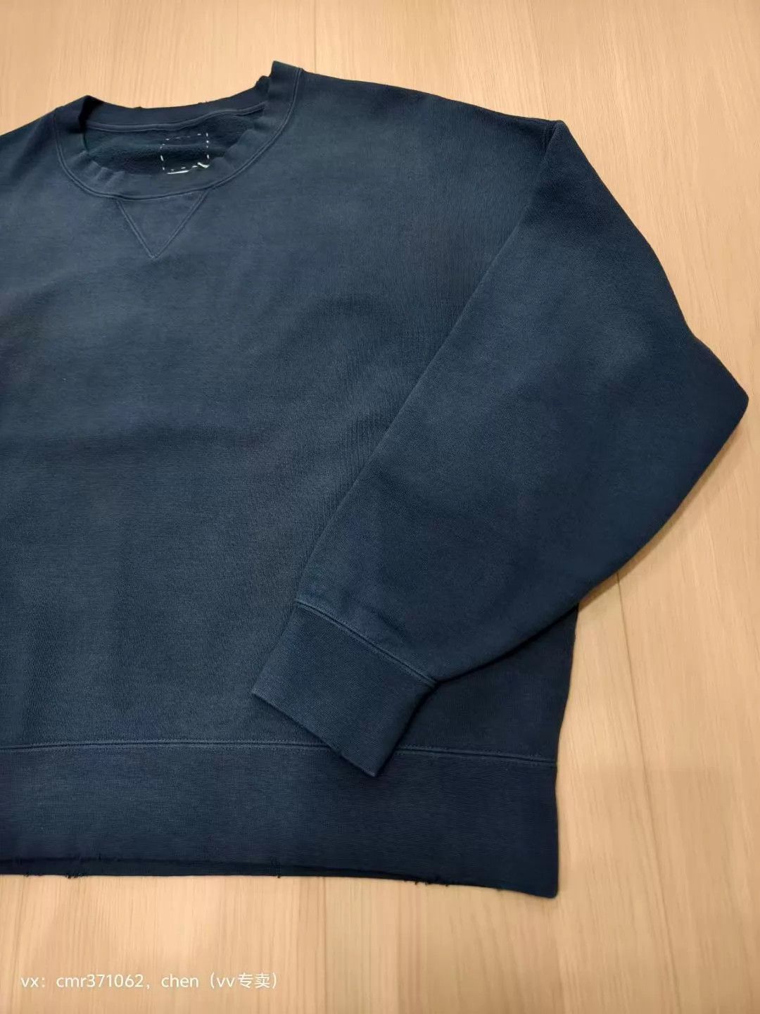 Visvim VISVIM 23SS AMPLUS SB SEEAT L/S Navy Tie-Dye Distressed 2 Size US M / EU 48-50 / 2 - 2 Thumbnail