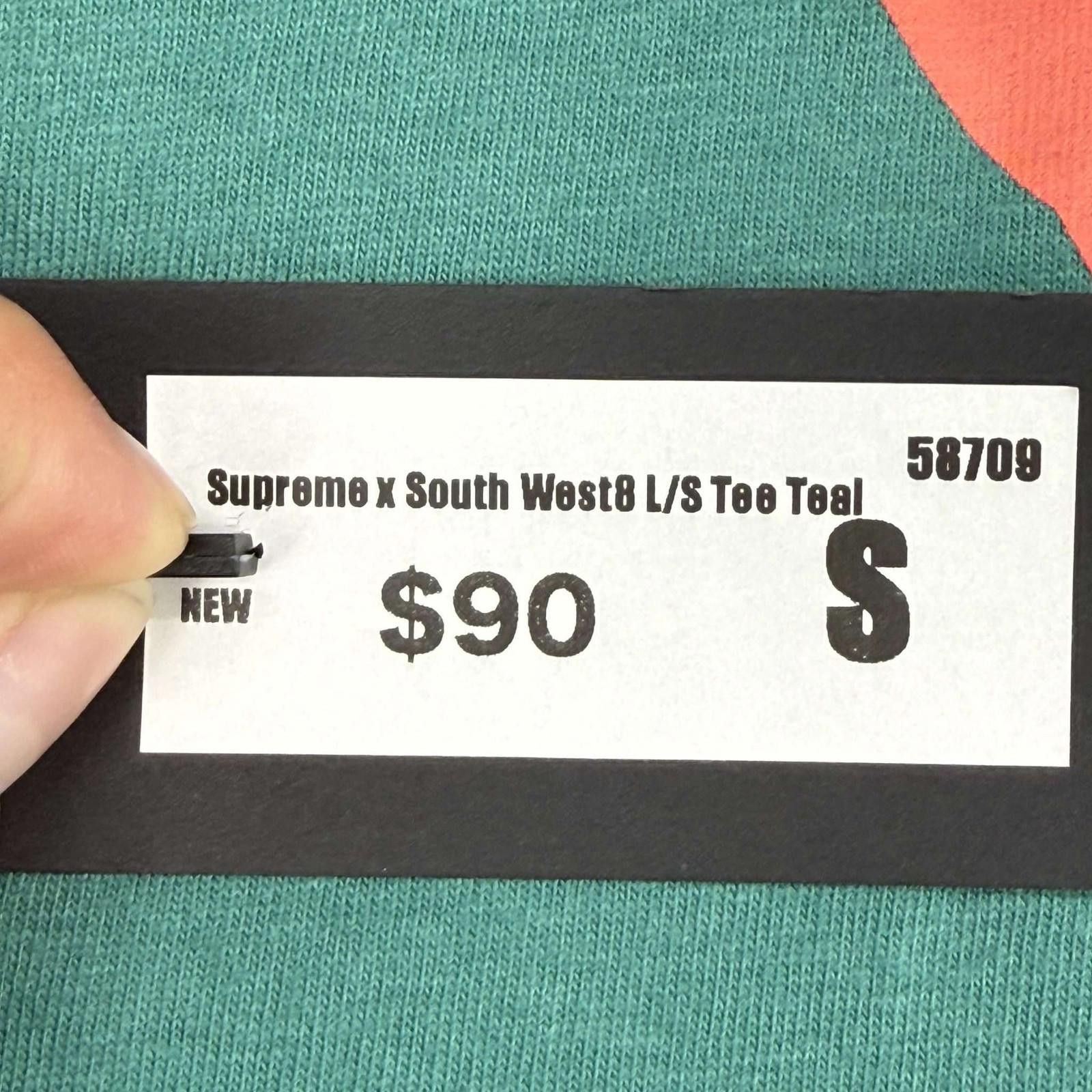 Supreme Supreme x South2 West8 L/S Tee Teal S Size US S / EU 44-46 / 1 - 7 Thumbnail