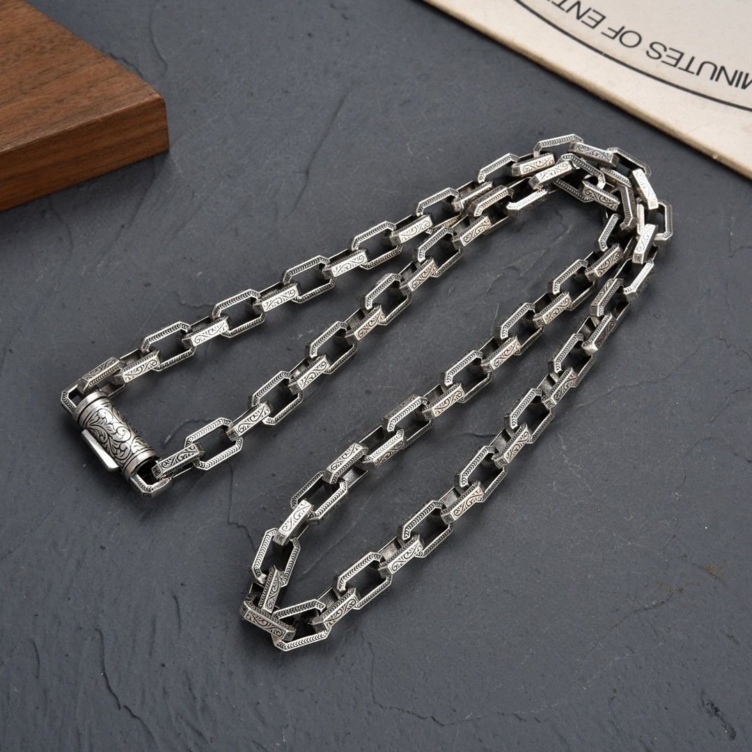 Jewelry 55cm Buddhastone Vine Grass Pattern Necklace Size ONE SIZE - 9 Thumbnail